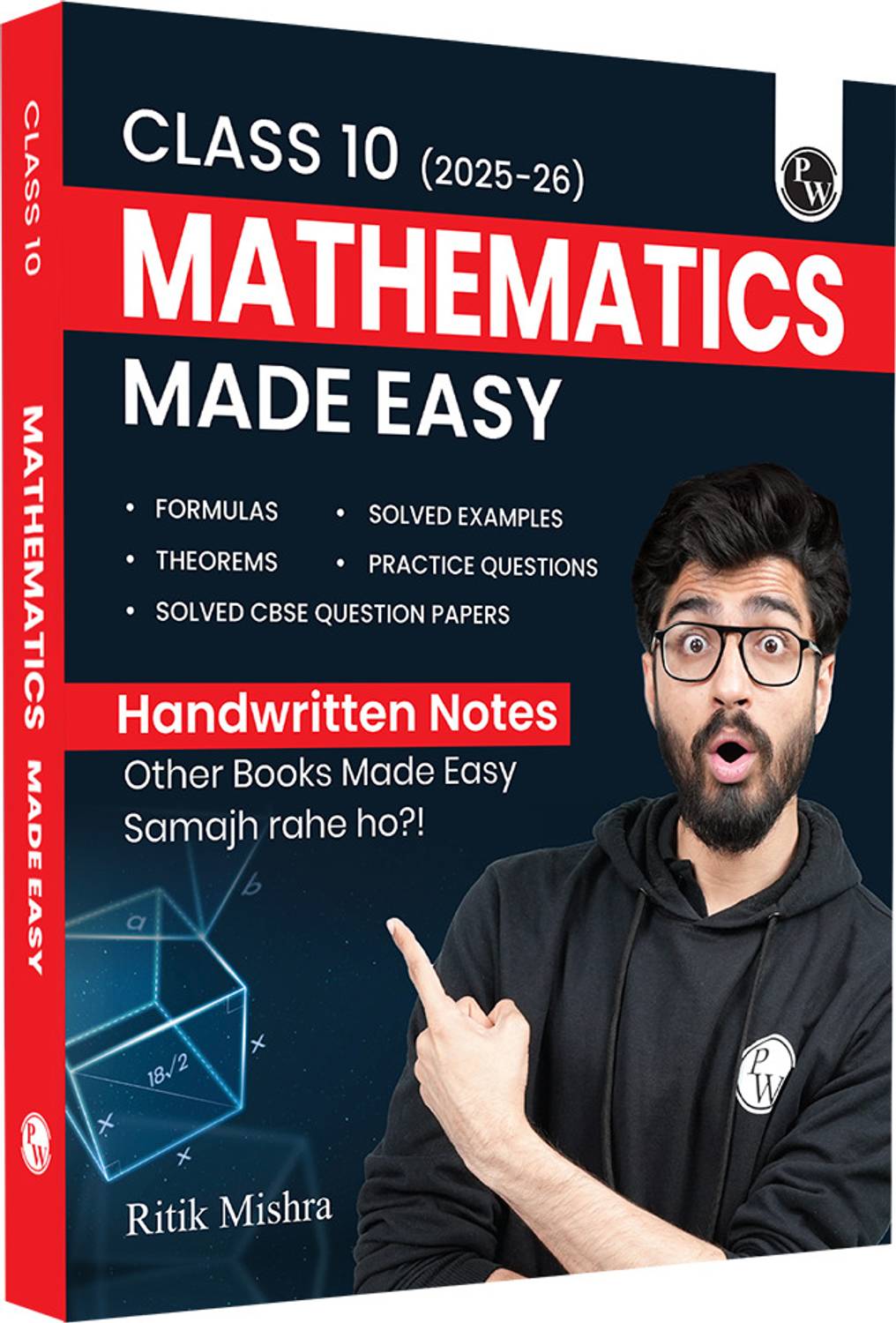 PW Class 10 Maths Made Easy Notes by Ritik Mishra - Image 1