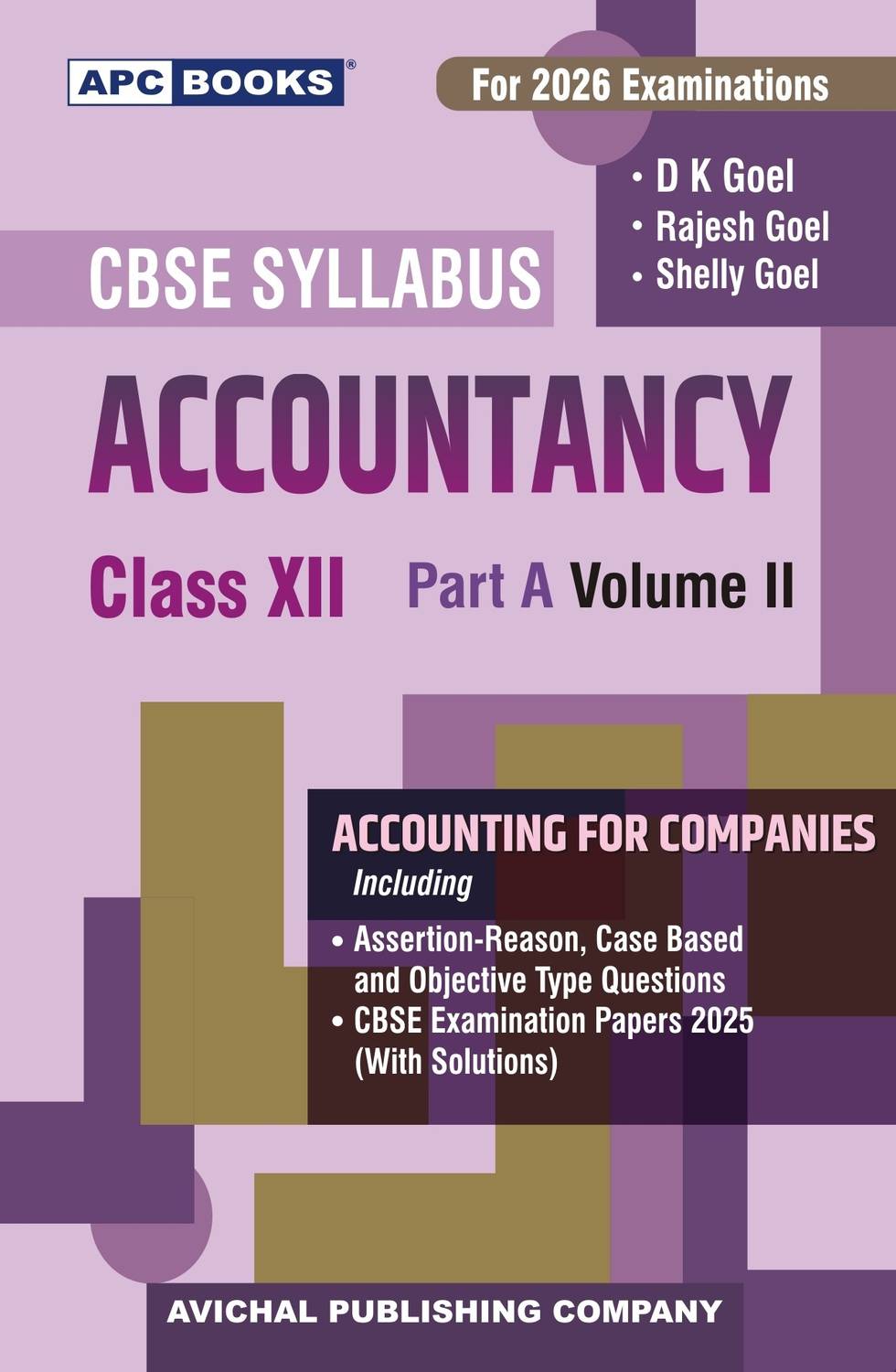 Accountancy Class XII Part-A Vol-II by Avichal