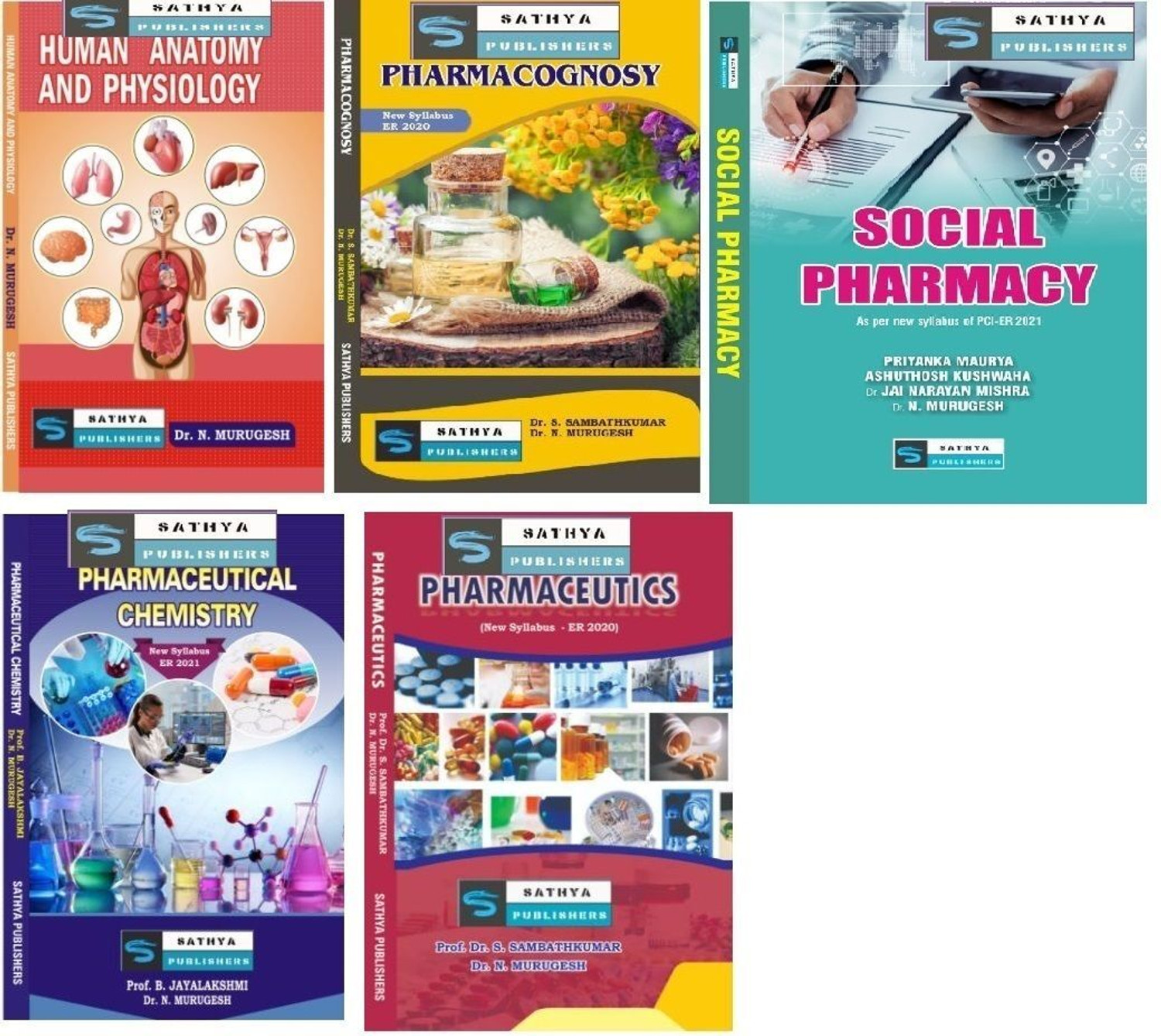 Image of D. PHARM, 1st YEAR NEW SYLLABUS, ER-2020 (SET OF 5 BOOKS -Human Anatomy And Physiology, Pharmaceutics, Pharmacognosy, Pharmaceutical Chemistry, Social Pharmacy) - D. PHARM, 1st YEAR NEW SYLLABUS, ER-2020 (SET OF 5 BOOKS -Human Anatomy And Physiology, Pharmaceutics, Pharmacognosy, Pharmaceutical Chemistry, Social Pharmacy)