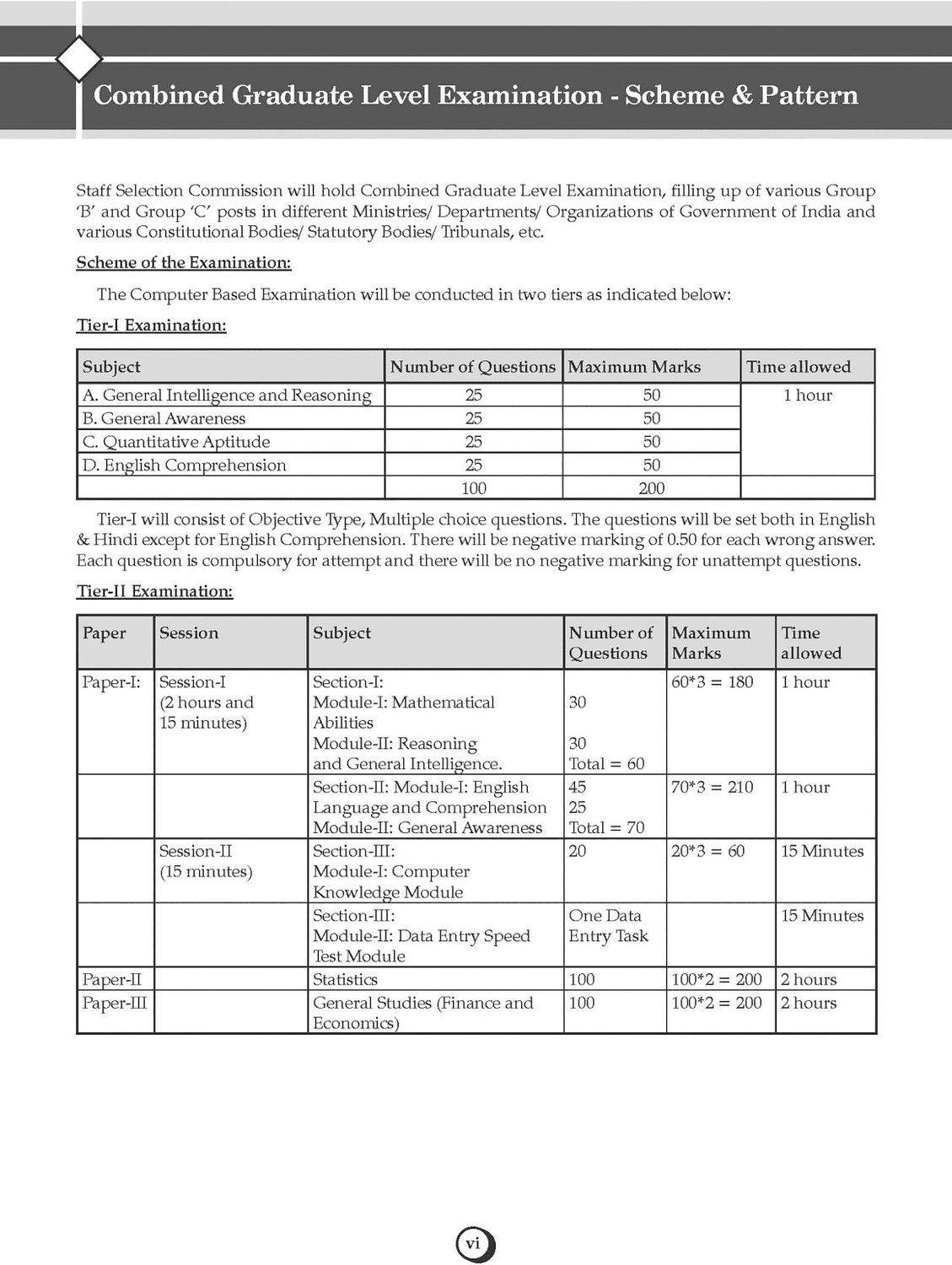 Image of SSC Staff Selection Commission CGL Combined Graduate Level Tier-1 29 Previous Solved Papers Year-wise (2016 to 2025) For Exam 2026