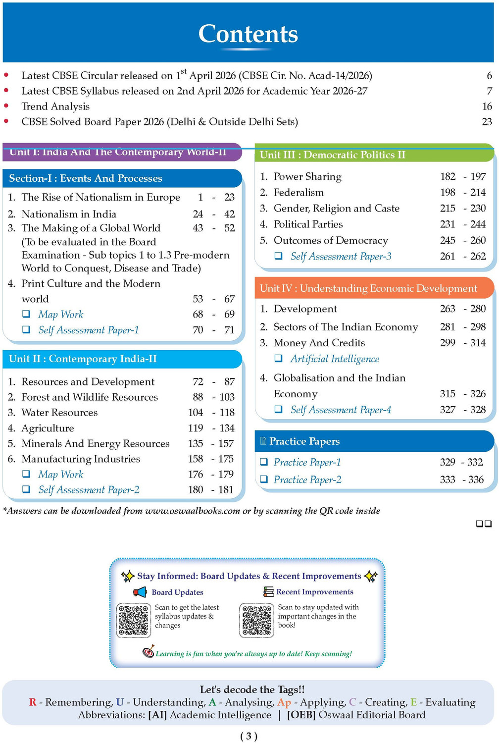 Image of CBSE Class 10 Social Science Question Bank | Chapter & Topic-wise Solved Papers (2017 2026) | Based on Syllabus (April 2026) | Includes 2026 Papers | | For 2027 Exam