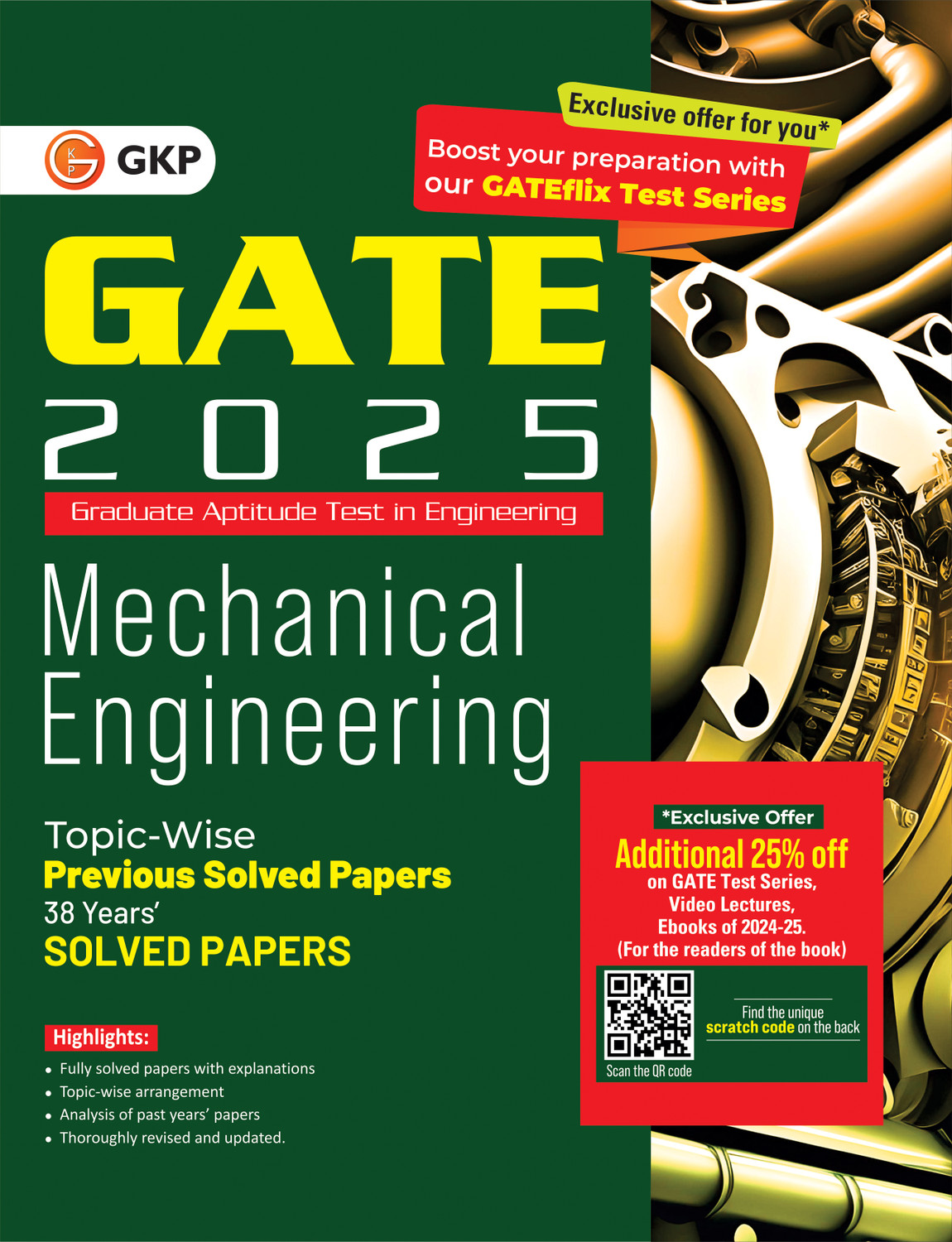 Gate 2025 - Mechanical Engineering - 38 Years' Topic-Wise Previous ...