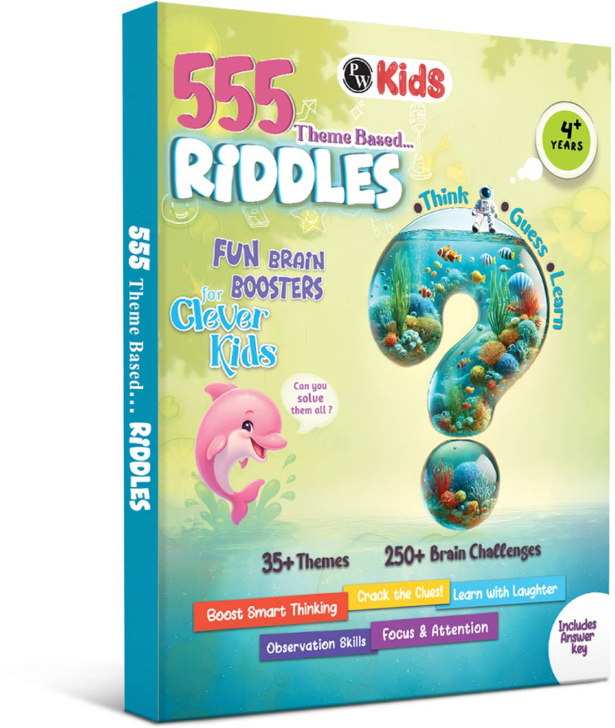 555 Riddles Book For Kids | Theme Based Riddles Book For 4+ Years Old - 555 Riddles Book for Kids
