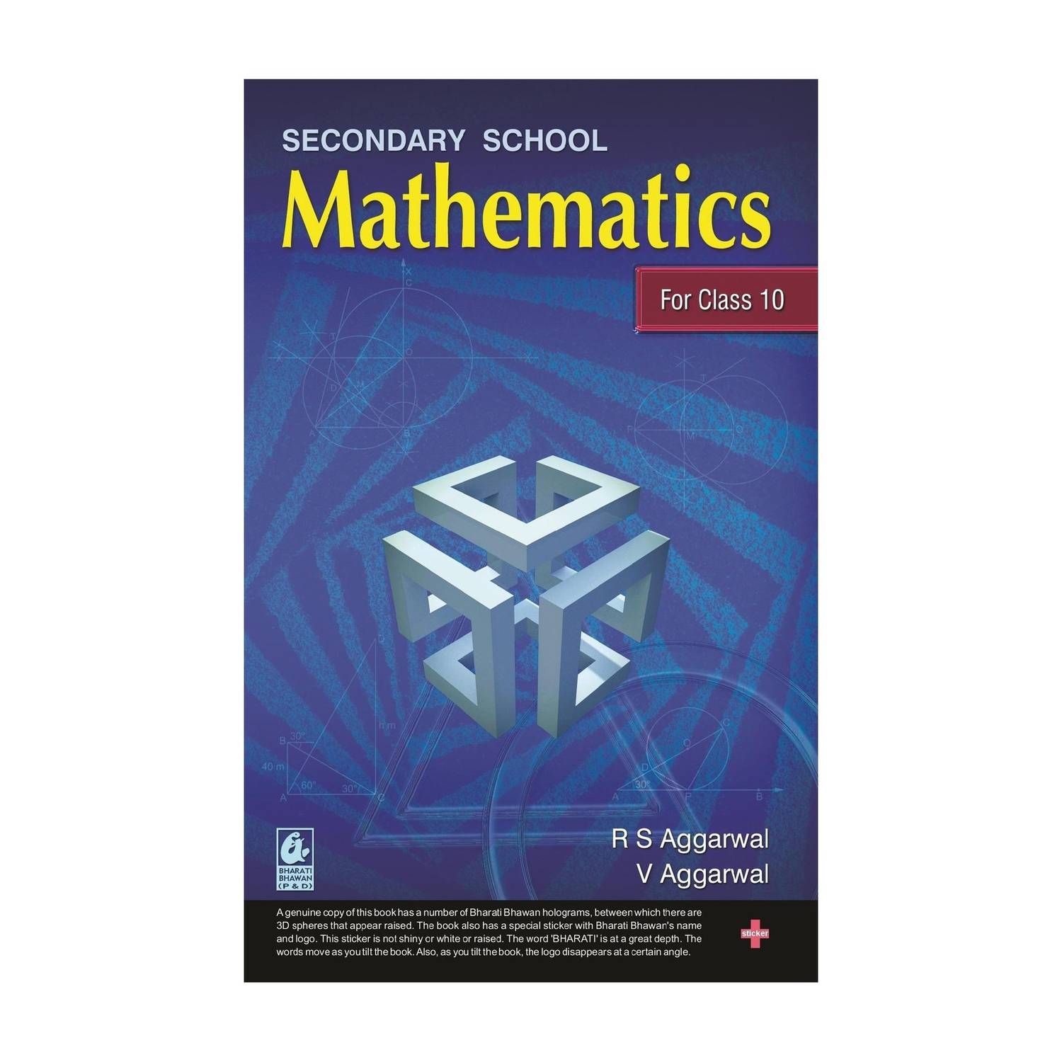 Secondary School Mathematics for Class 10 (Examination 2020-2021)  - MATHS with 1 Disc