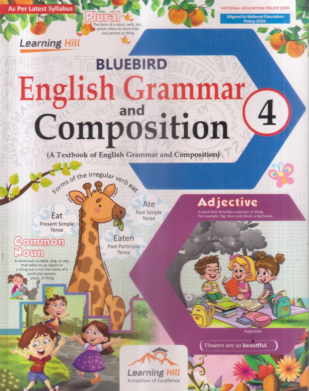 Bluebird English Grammar and Composition (Class 4)