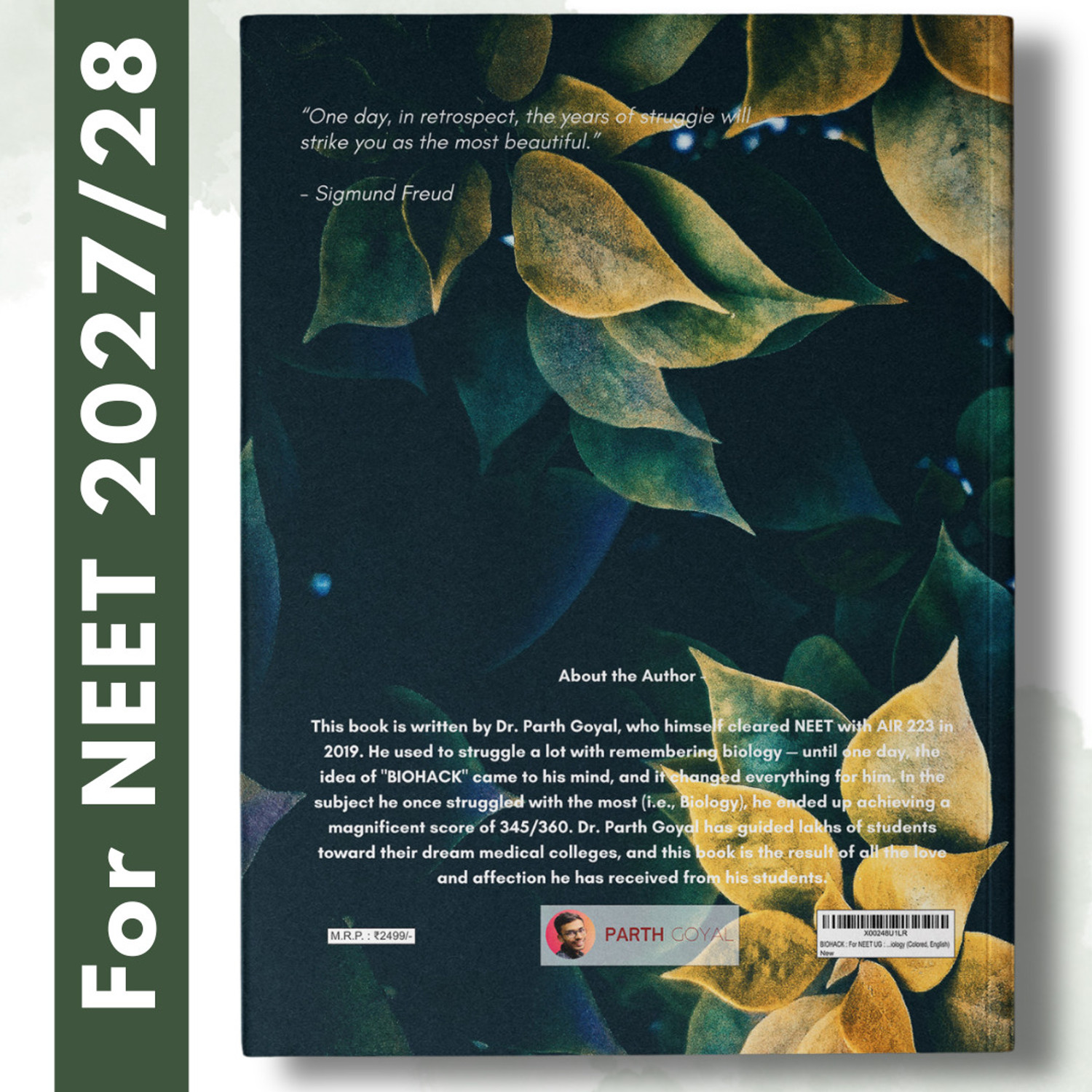 Image of BioHack For Class 11 & 12 Biology | NEET Preparation Book | Based On Active Recall | NCERT Complete Coverage | By Dr. Parth Goyal