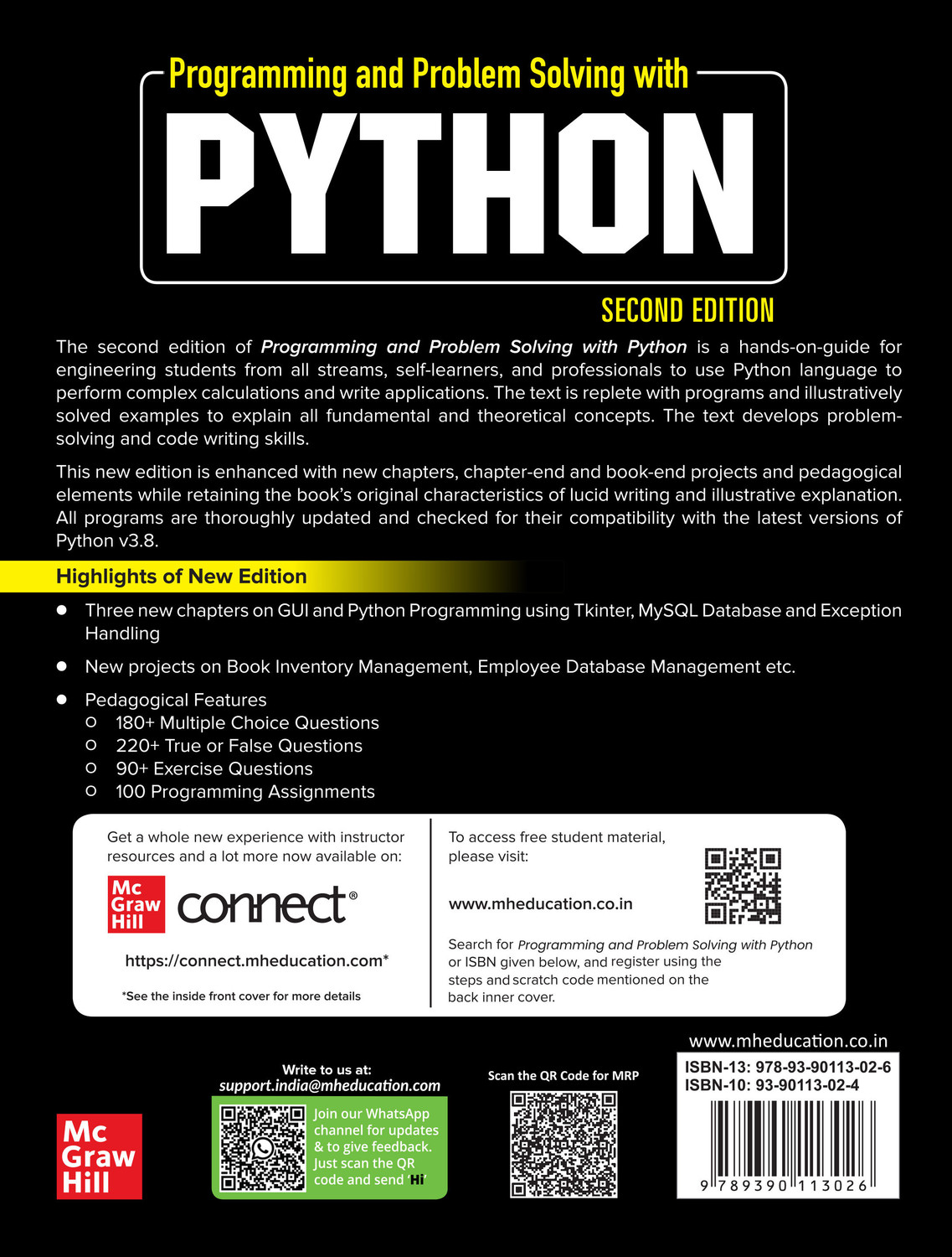 Image of Mcgraw Hill Programming and Problem Solving with Python | Second Edition (Paperback, Amit Ashok Kamthane, Ashok Namdev Kamthane)