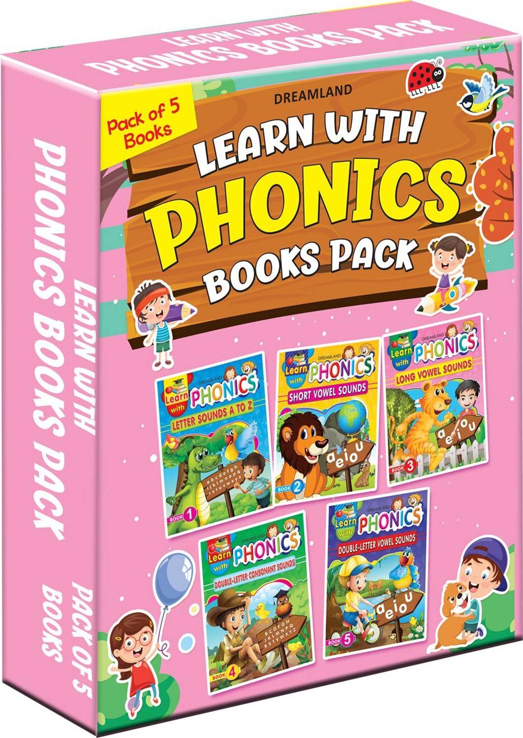 Learn with Phonics Book - Pack - 5 | Early Reading Workbook Set