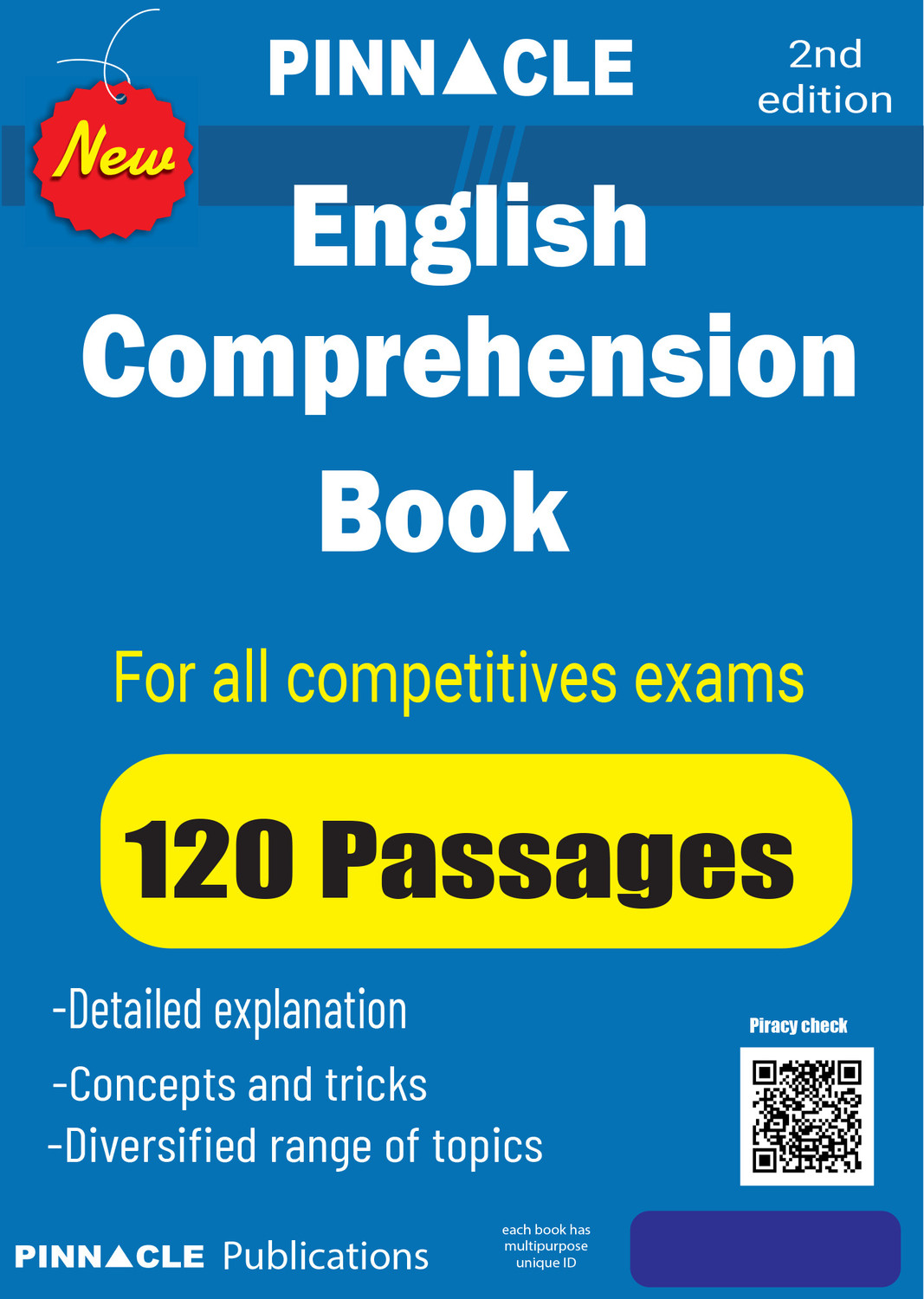 Image of English Comprehension Master Book 2026-27 (2nd Edition) for SSC CGL, CHSL, MTS, CPO, Stenographer, GD, Banking, IBPS PO, SBI PO, CAT, IELTS & All Competitive Exams