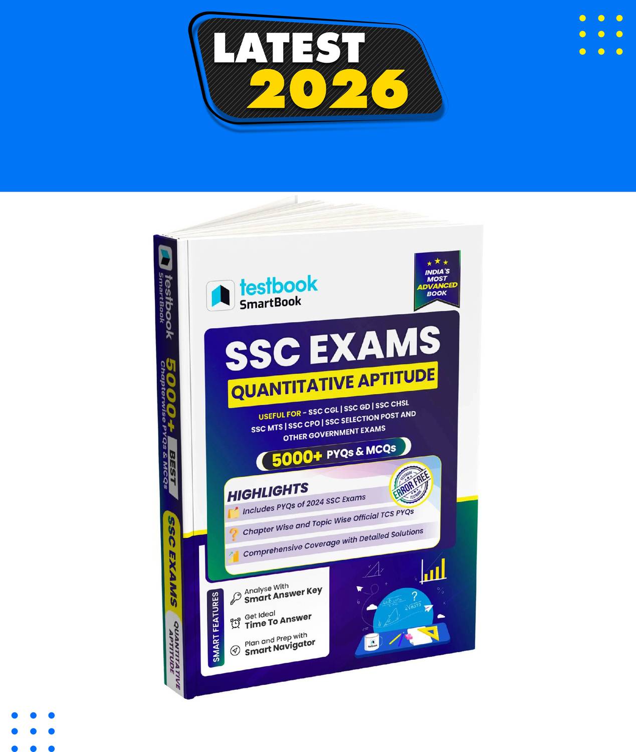 SSC Quant Smartbook 5000+ MCQs in English - The Ultimate Guide f