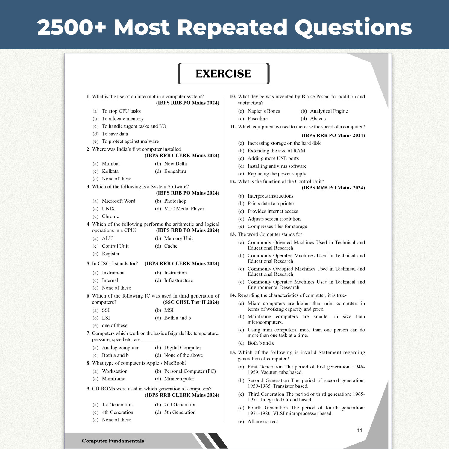 Image of PW Computer Awareness Book 2026 By Bhagyshree Mam For Competitive Exams