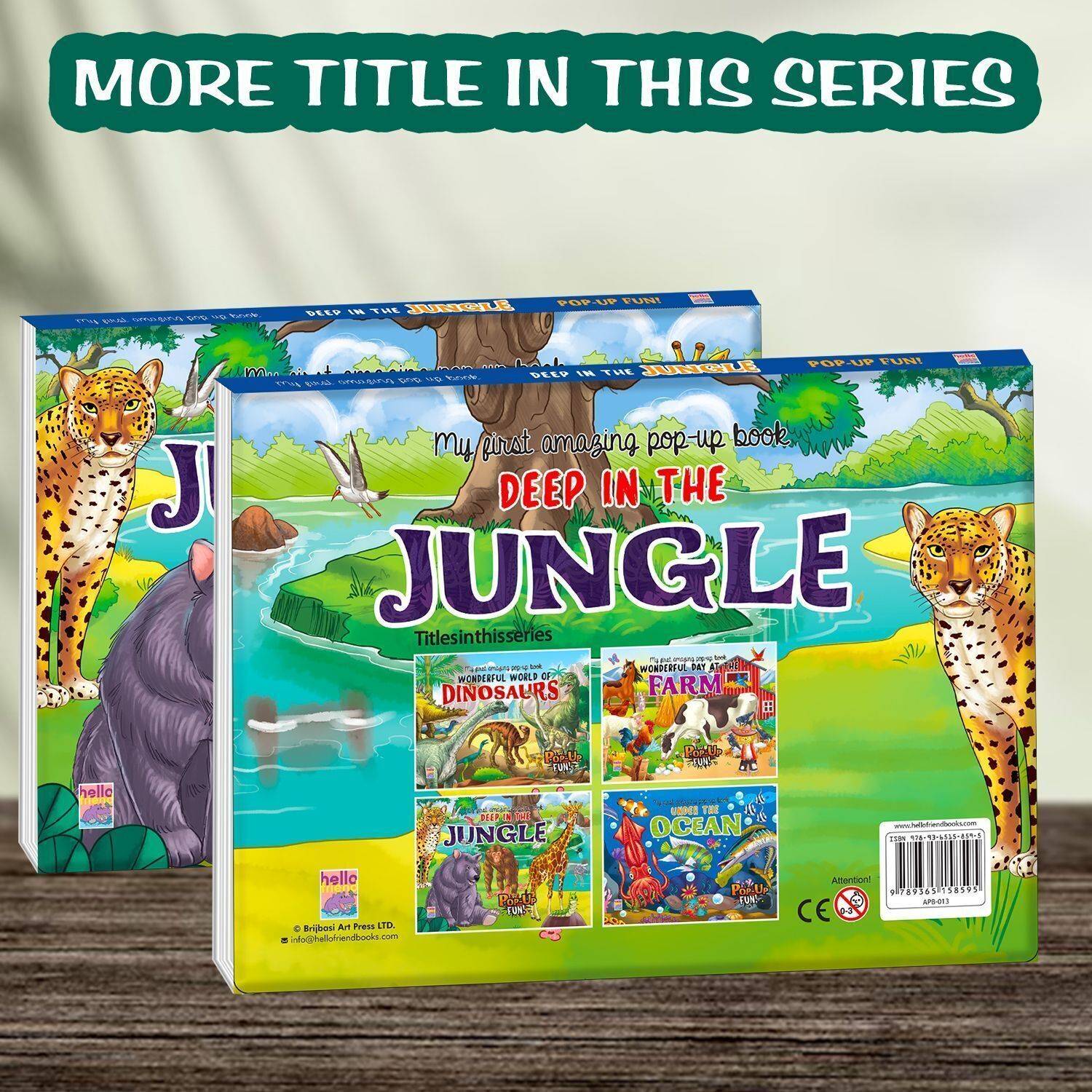 JUNGLE POP-UP BOOK 5SP (Edition01) - My First Jungle Pop-Up Book
