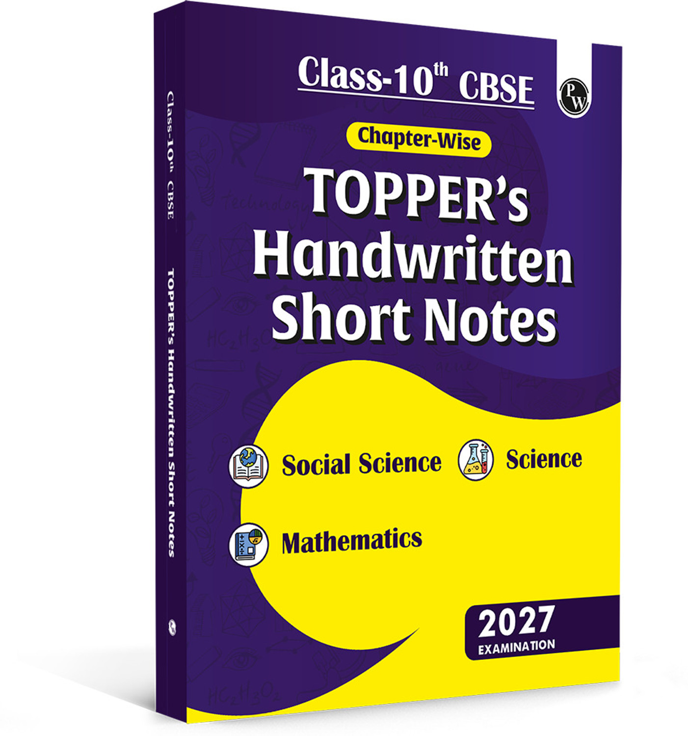 Image of PW CBSE Class 10th Chapter-wise Topper's Handwritten Short Notes for 2027 Board Exams | Mathematics, Science & Social Science