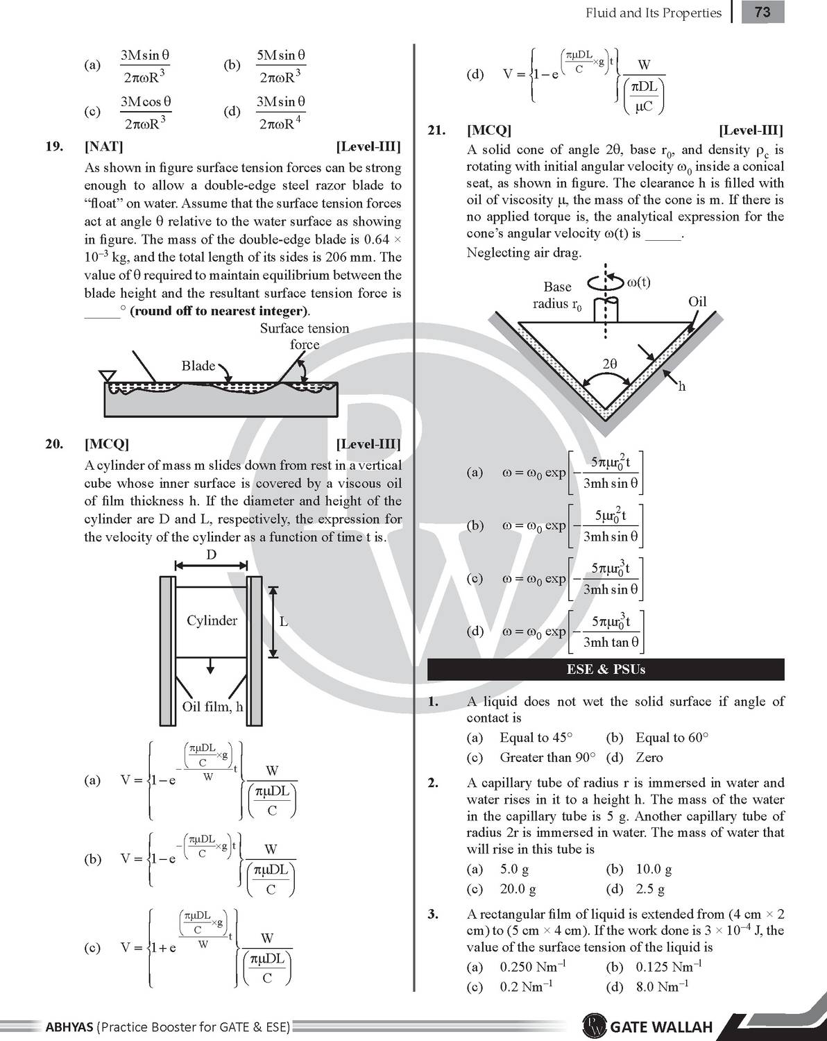 Physics PW GATE & ESE Abhyas Practice Booster Mechanical - Image 4