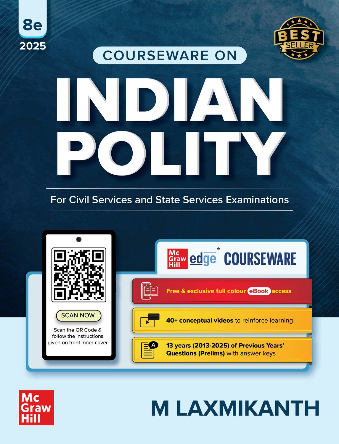 McGraw Indian Polity 8e by M Laxmikanth for UPSC 2026-27