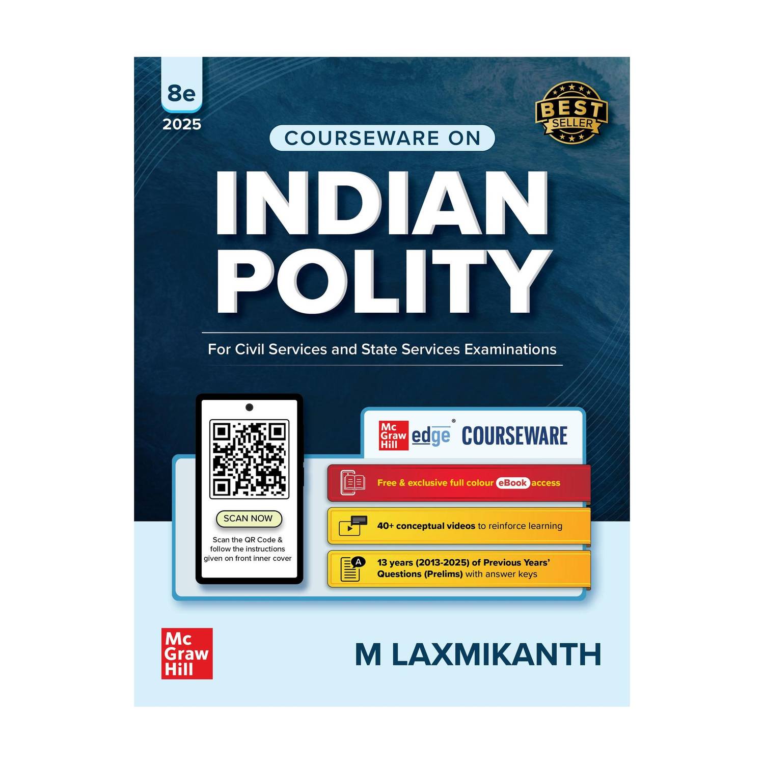 McGraw Indian Polity 8e by M Laxmikanth for UPSC 2026-27 - Image 1