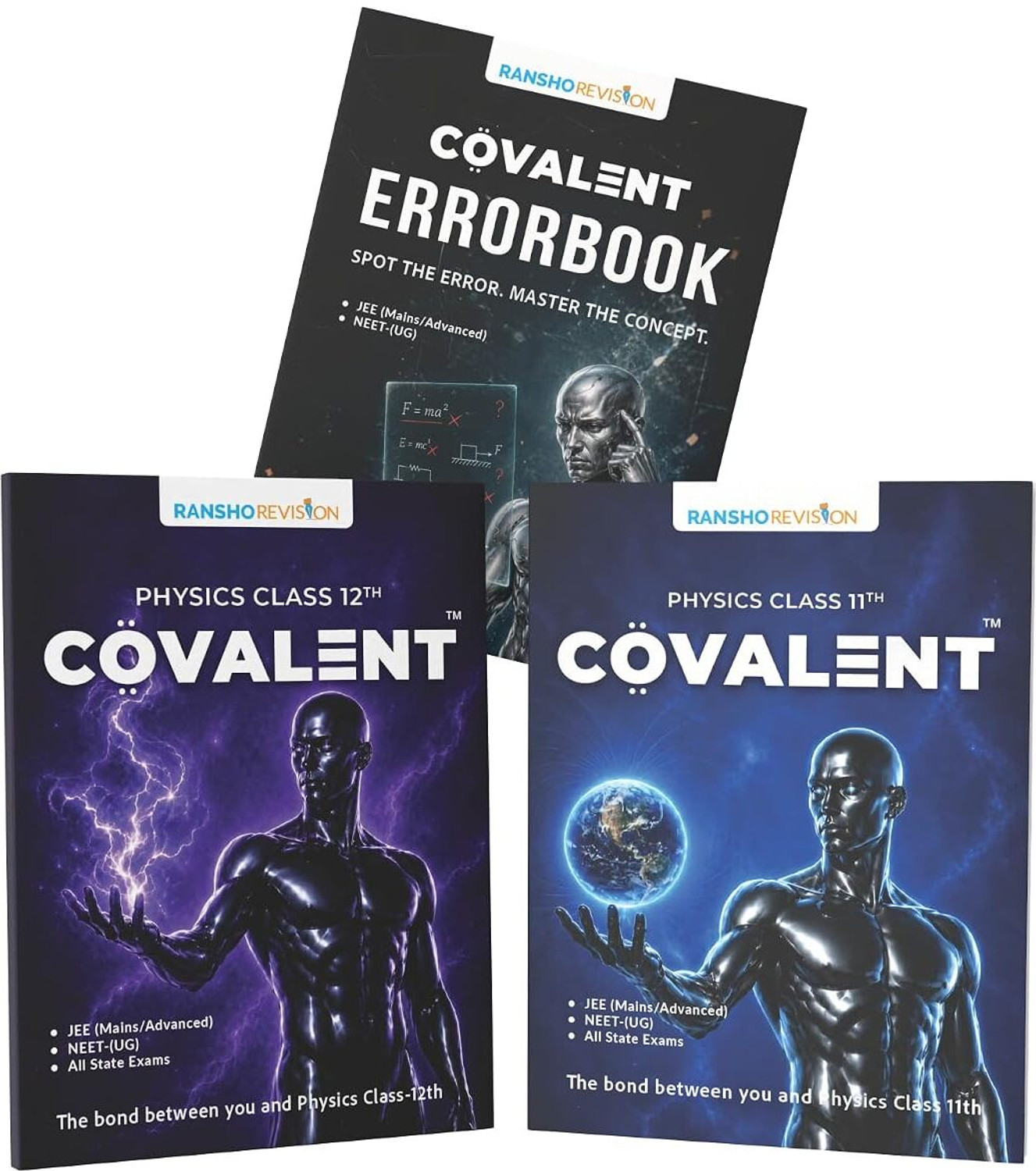 Image of COVALENT Physics Master Combo - Class 11 & 12 Full Colour Physics Books + Error Book for JEE Main, JEE Advanced, NEET UG & CBSE Boards | Visual Revision + Mistake Practice | Pack of 3