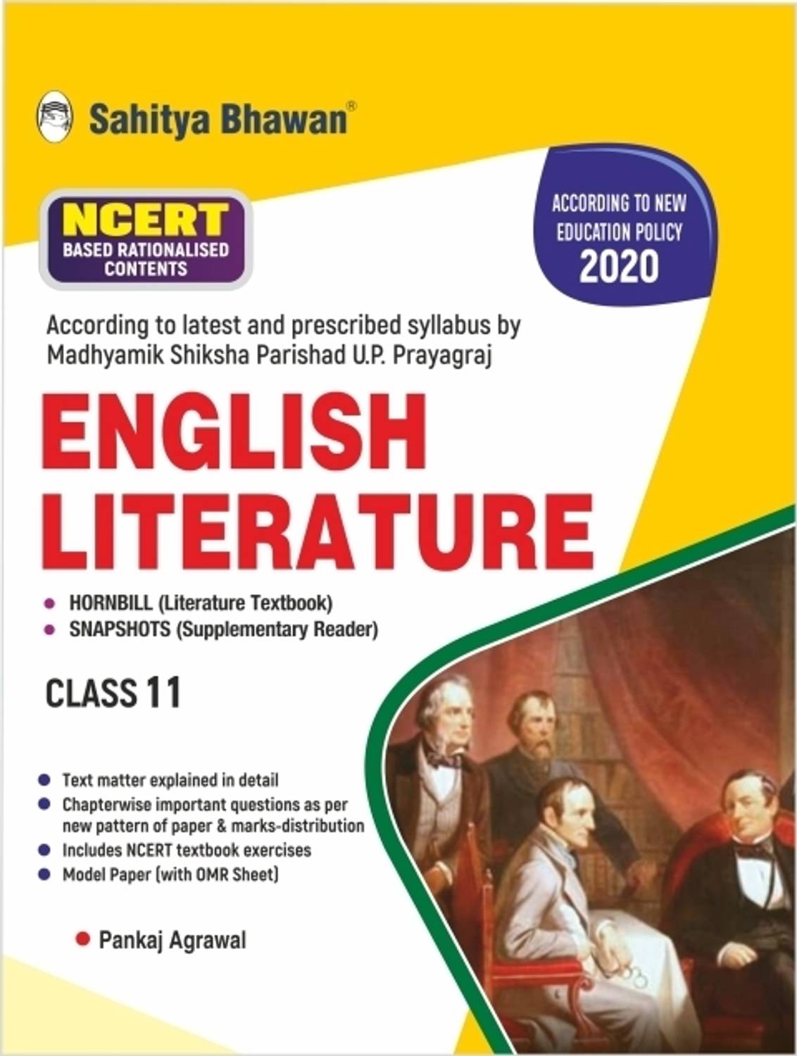 2886 Sahitya Bhawan Textbook English Literature Class 11 - Topic Wise Textbook Class 11 English Literature based on NCERT for UP Board, other state boards