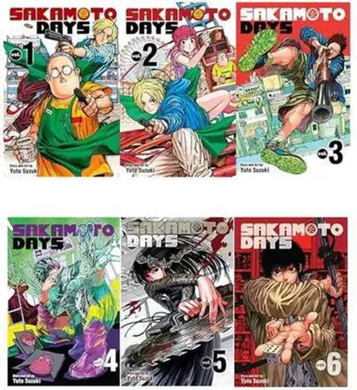 SAKAMOTO DAYS VOL.1,2,3,4,5,6: Buy SAKAMOTO DAYS VOL.1,2,3,4,5,6