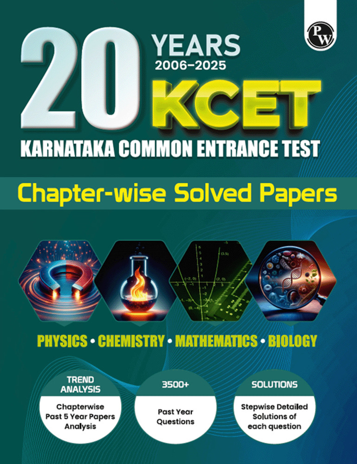 Image of Pw 20 Years Kcet - Chapterwise Solved Paper