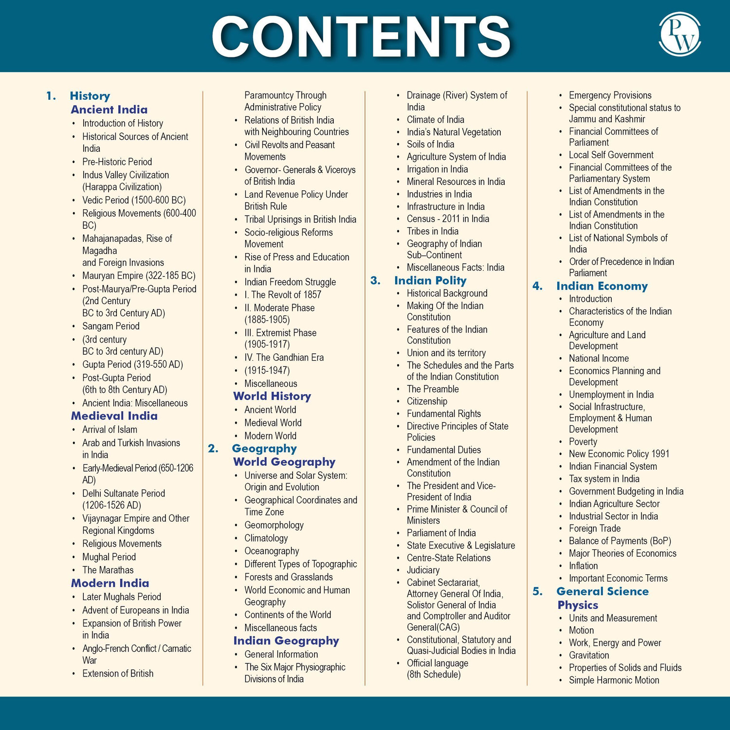Image of PW GK Pulse General Knowledge with 1000+ One-Liner PYQs by Krati Ma'am | NCERT-Based Facts, Infographics & Chapter-Wise Coverage for UPSC NDA CDS EPFO State PSC SSC Banking Railway Defence & Teaching Exams - PW GK Pulse General Knowledge with 1000+ One Liner PYQs by Krati Ma'am