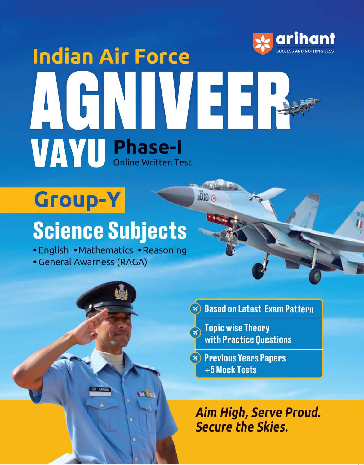 Arihant Indian Air Force Agniveer Vayu Phase-I Study Guide