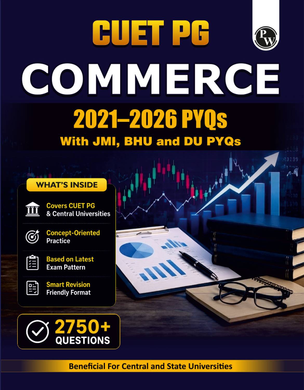 PW CUET PG Commerce Concept Theory and 6 Years PYQ Book (2026-2021) - Image 1