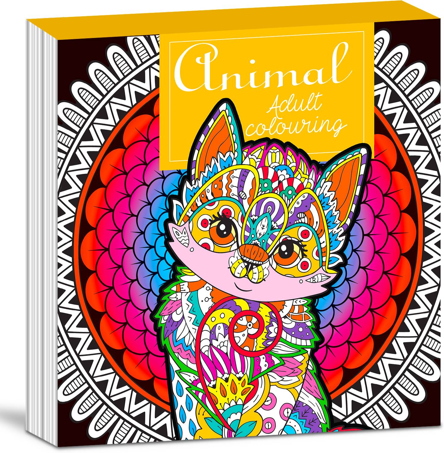 Animal Adult Colouring Book (Edition01)