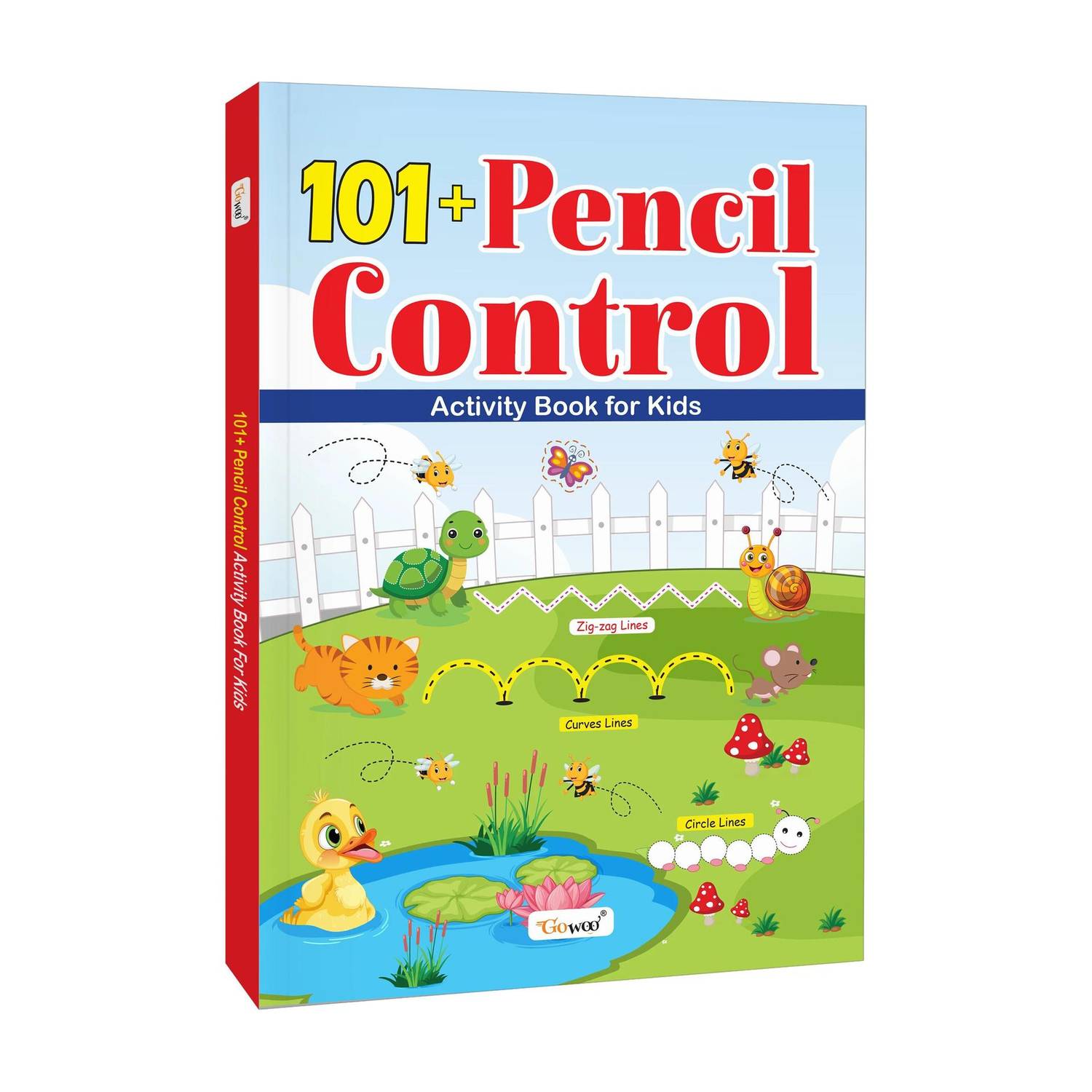 101+ Pencil Control Activity Book for Kids : Fun Activity Book for Toddlers , Activity Book for Early Learners , Fine Motor Skills Activities for Kids , Fun Maze Activity Book for Kids