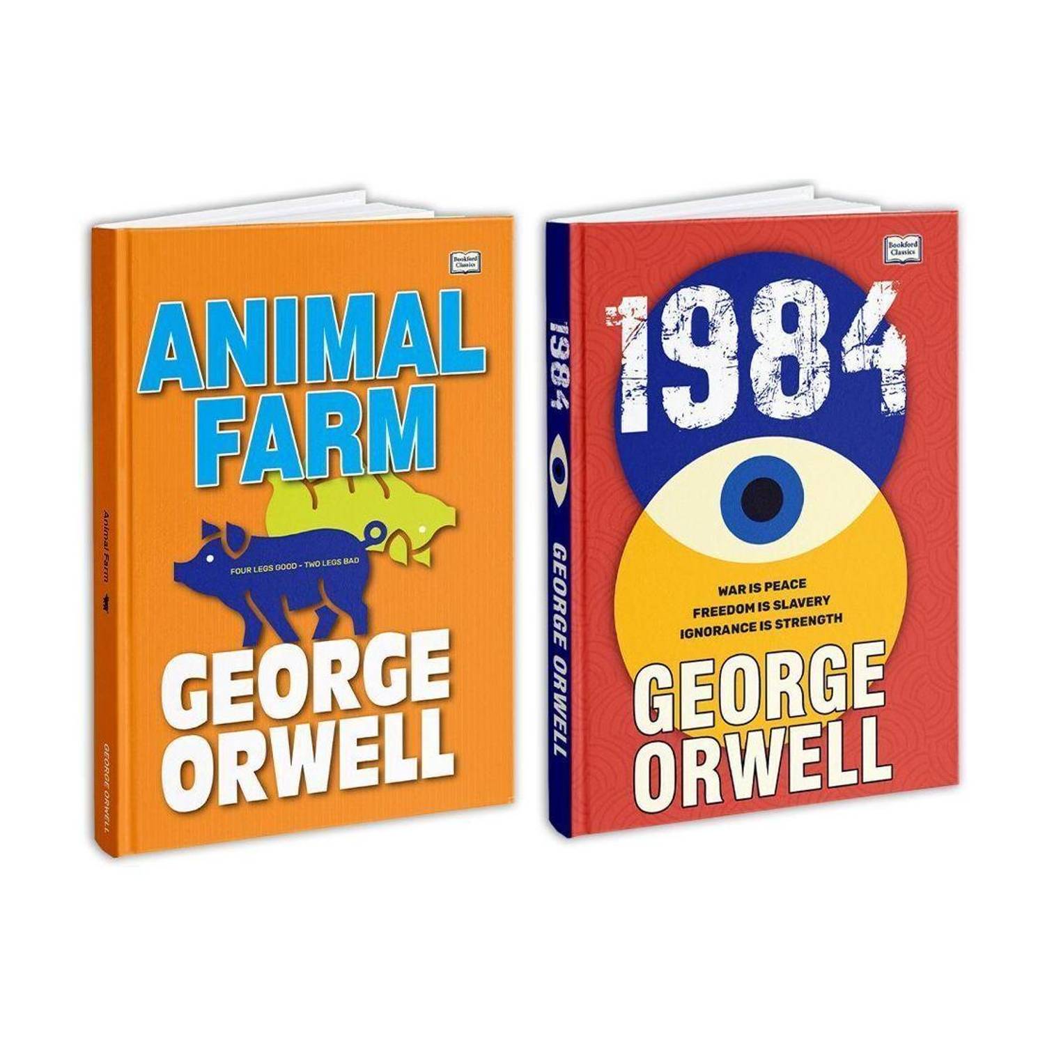 1984 and Animal Farm Set of 2 - George Orwell Classic – Paperback Edition