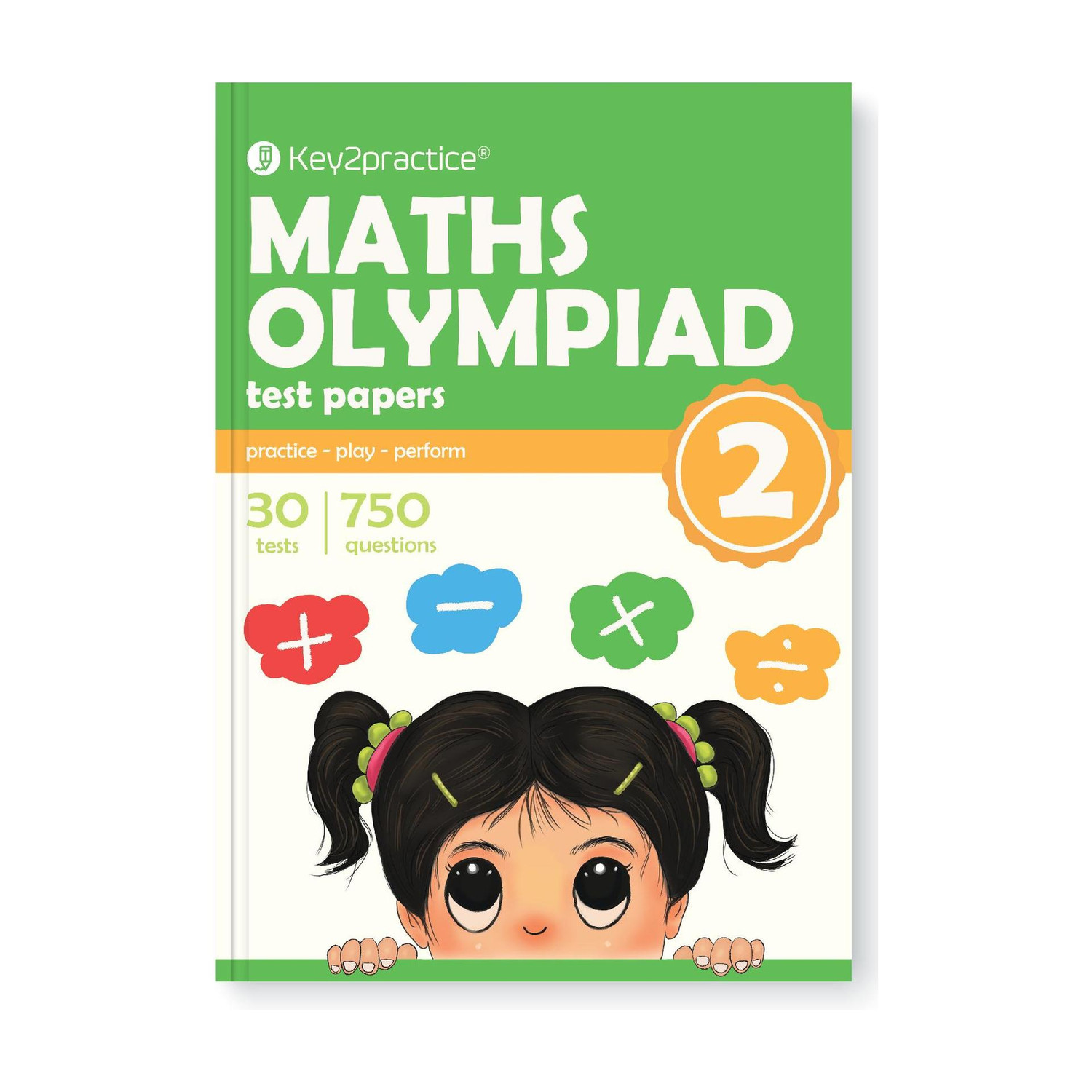 Image of Key2practice Maths Olympiad for Class 2 - Activity Based Worksheets