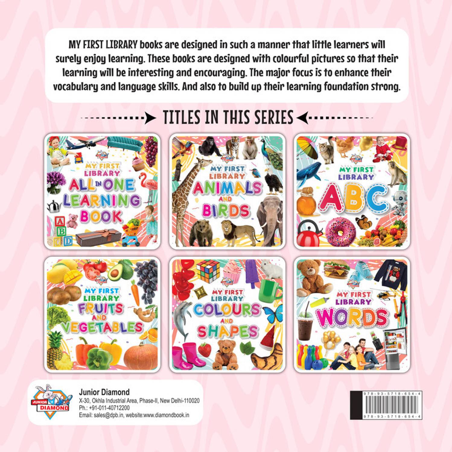 My First Library ABC : Illustarted A-Z Alphabet Book for Kids: Buy