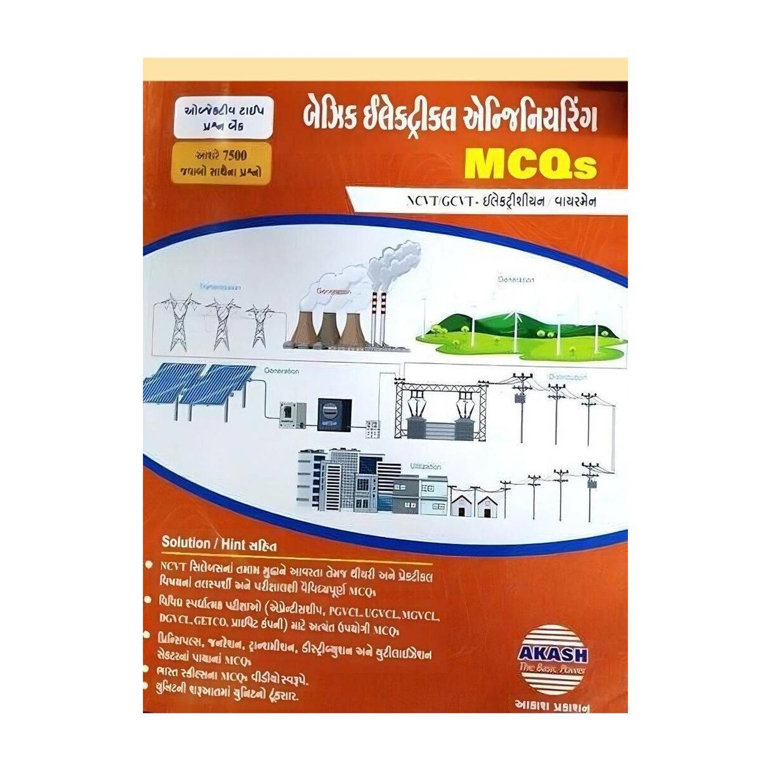 Basic Electrical Engineering MCQs (NCVT/GCVT-Electrician/Wireman) Gujarati Book