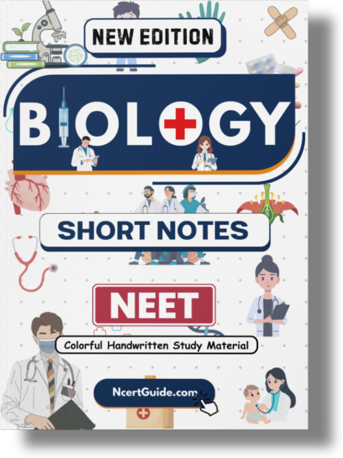 Image of NEET Biology Short Notes | Handwritten & Colorful | Quick Revision Book - NCERT Based NEET Biology Chapter-wise Notes with Diagrams, Flowcharts & Key Concepts for Fast Revision