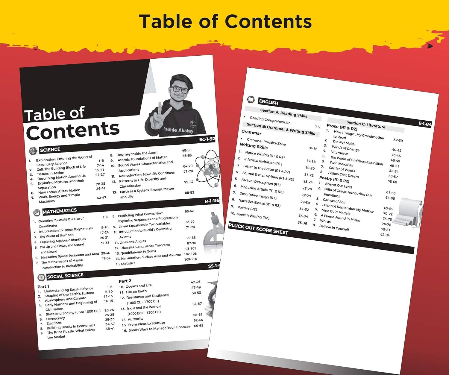 Image of TYQ - This Year Questions - CBSE Class 9 Chapter- wise Competency Questions for Boards 2027 Science, Mathematics, Social Science & English by Padhle Akshay