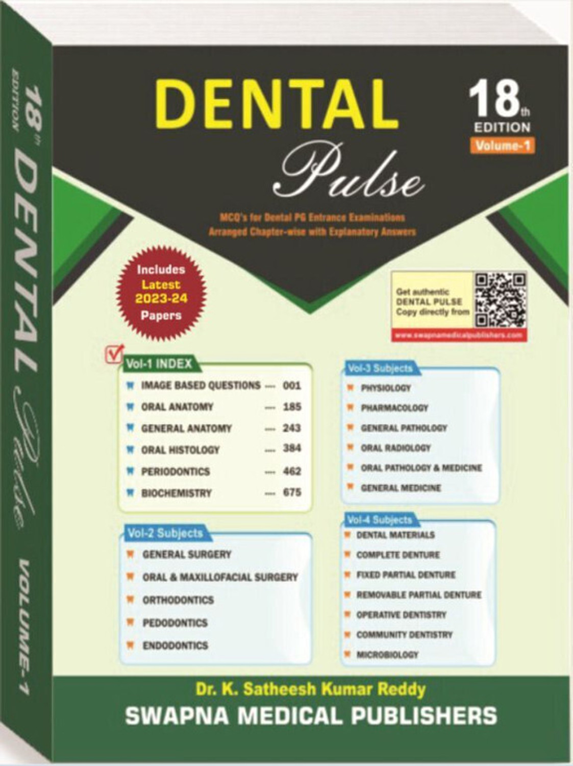 Image of Dental Pulse 18th Edition 2025 Paperback Binding - 14 August 2025