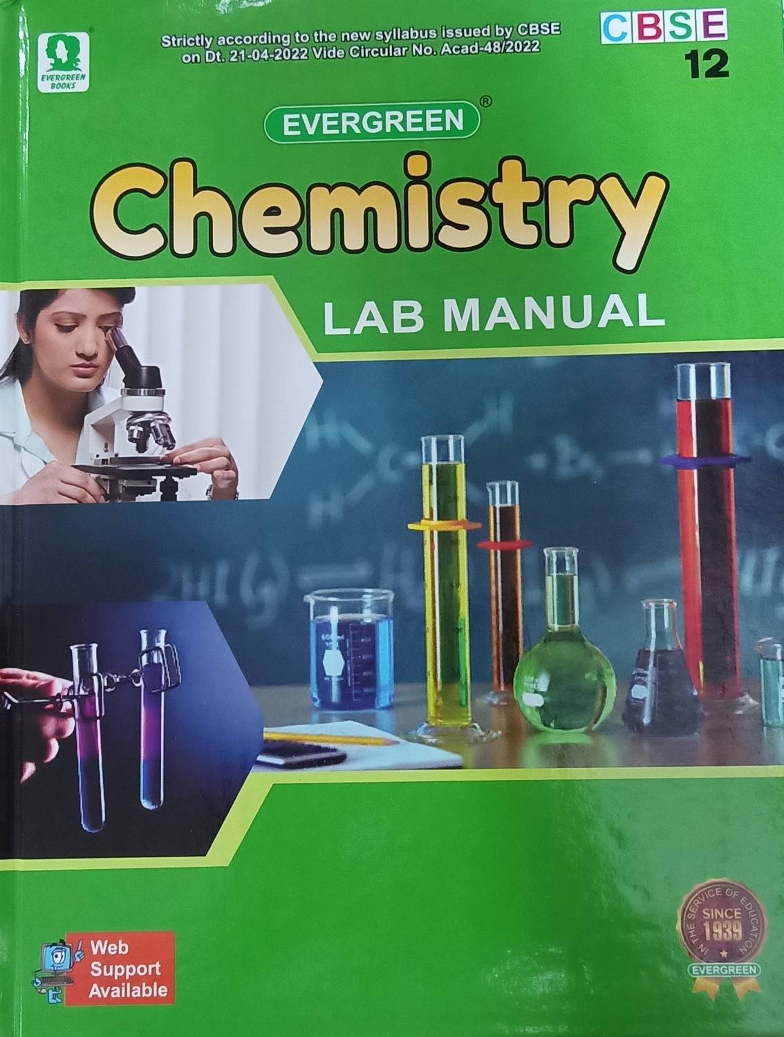 Evergreen Chemistry Lab Manual Class 12