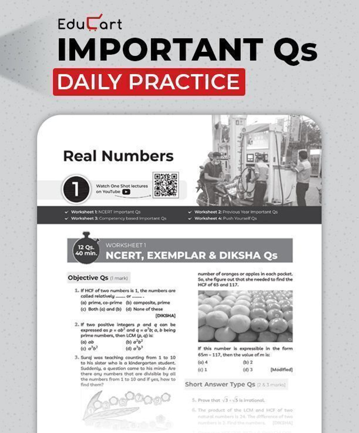 Image of Educart CBSE Class 10 Science One Shot Question Bank 2026�27 | Chapter-wise NCERT Practice, PYQs & Competency-Based Qs | CBSE Syllabus & Pattern | Theory Maps For 2027 - Class 10 One Shot Question Bank 2027