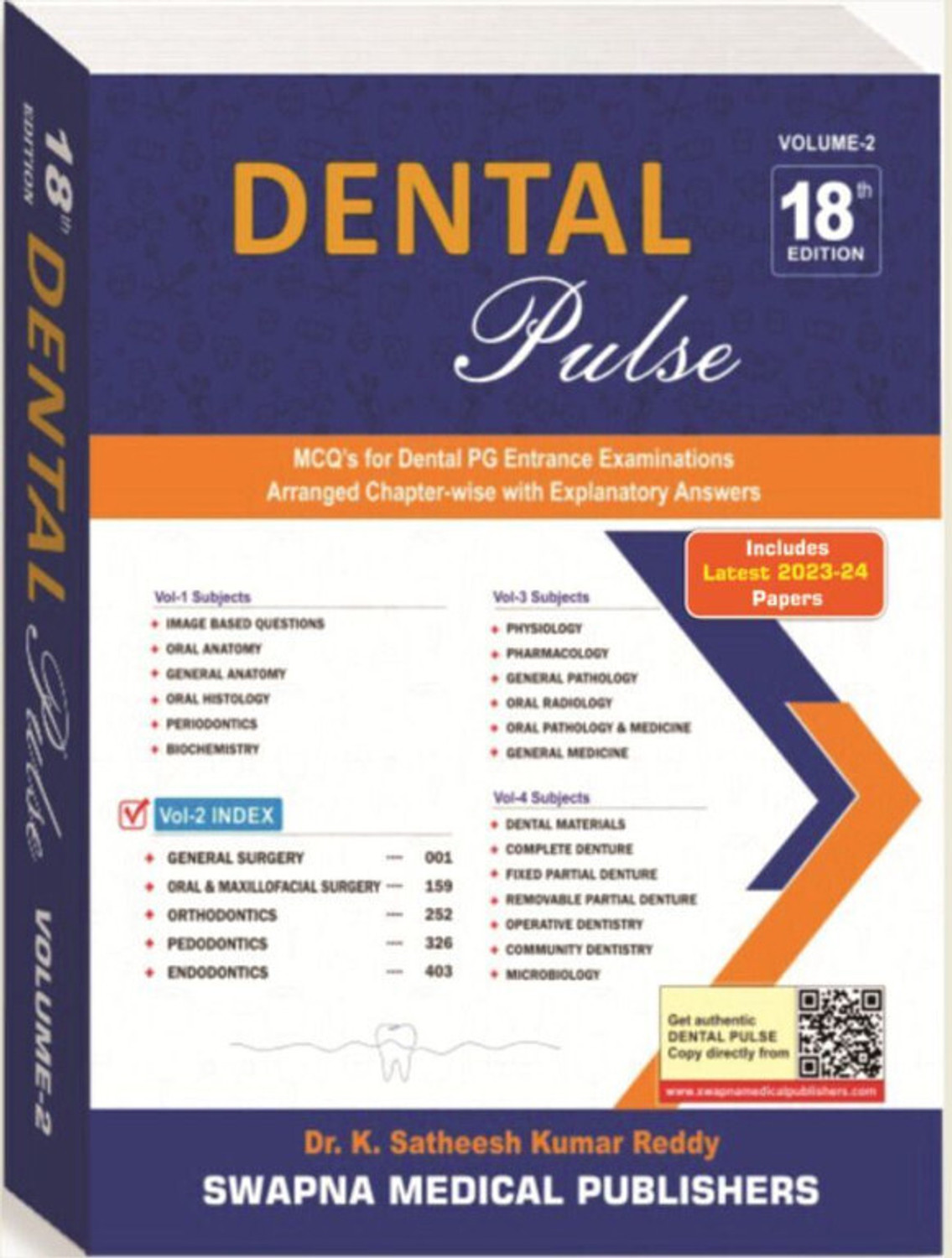 Image of Dental Pulse 18th Edition 2025 Paperback Binding - 14 August 2025