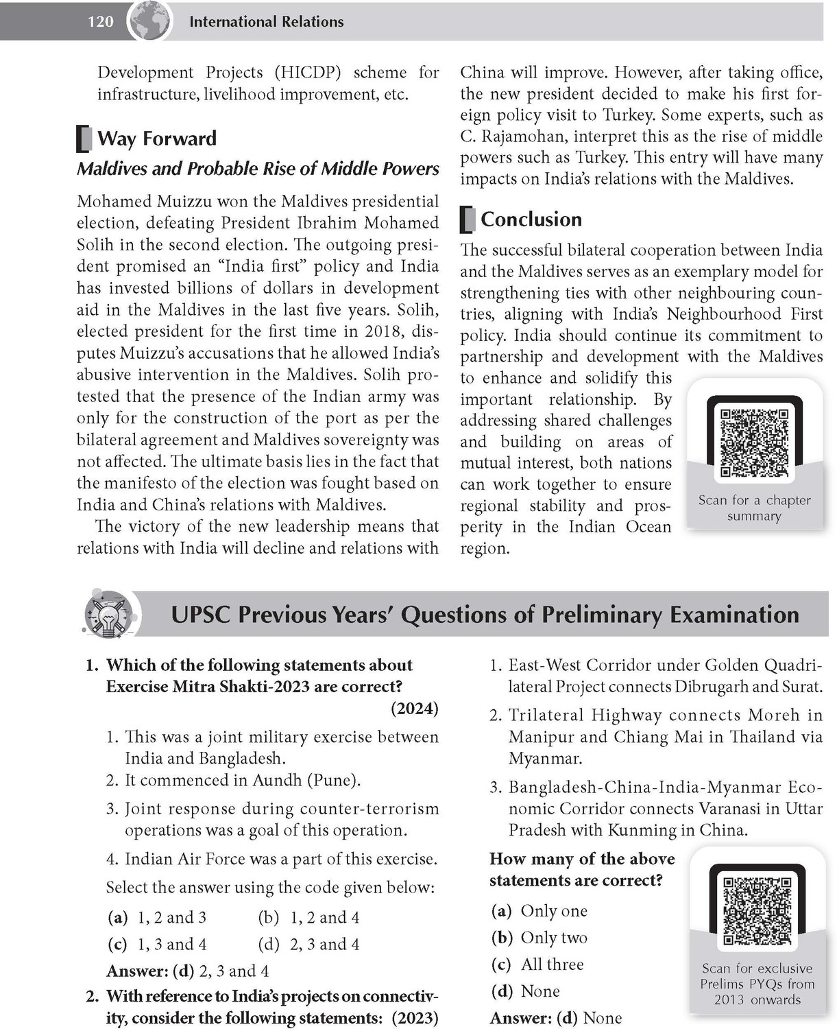 Image of International Relations, 2e for UPSC 2026 IR for UPSC with Solved Previous Years' Questions and Practice Questions for Prelims and Mains exams Author Videos Quick Revision