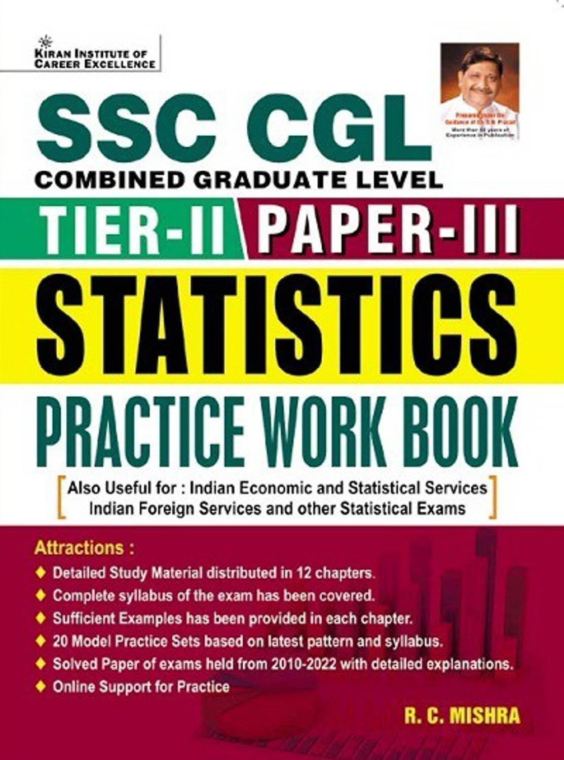 Kiran SSC CGL Tier 2 Paper 3 Statistics Practice Work Book