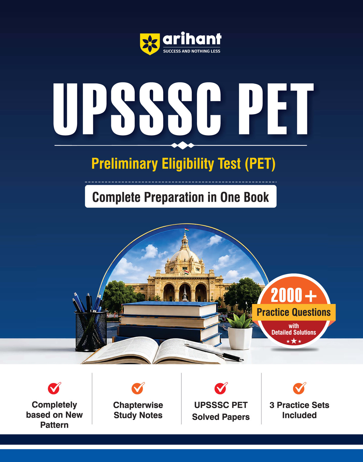 Image of Arihant UPSSSC PET 2026 | Complete Preparation Guide with Chapterwise Study Notes, 2000+ Practice Questions with Detailed Solutions, Previous Year Solved Papers & 3 Practice Sets | Based on Exam Pattern