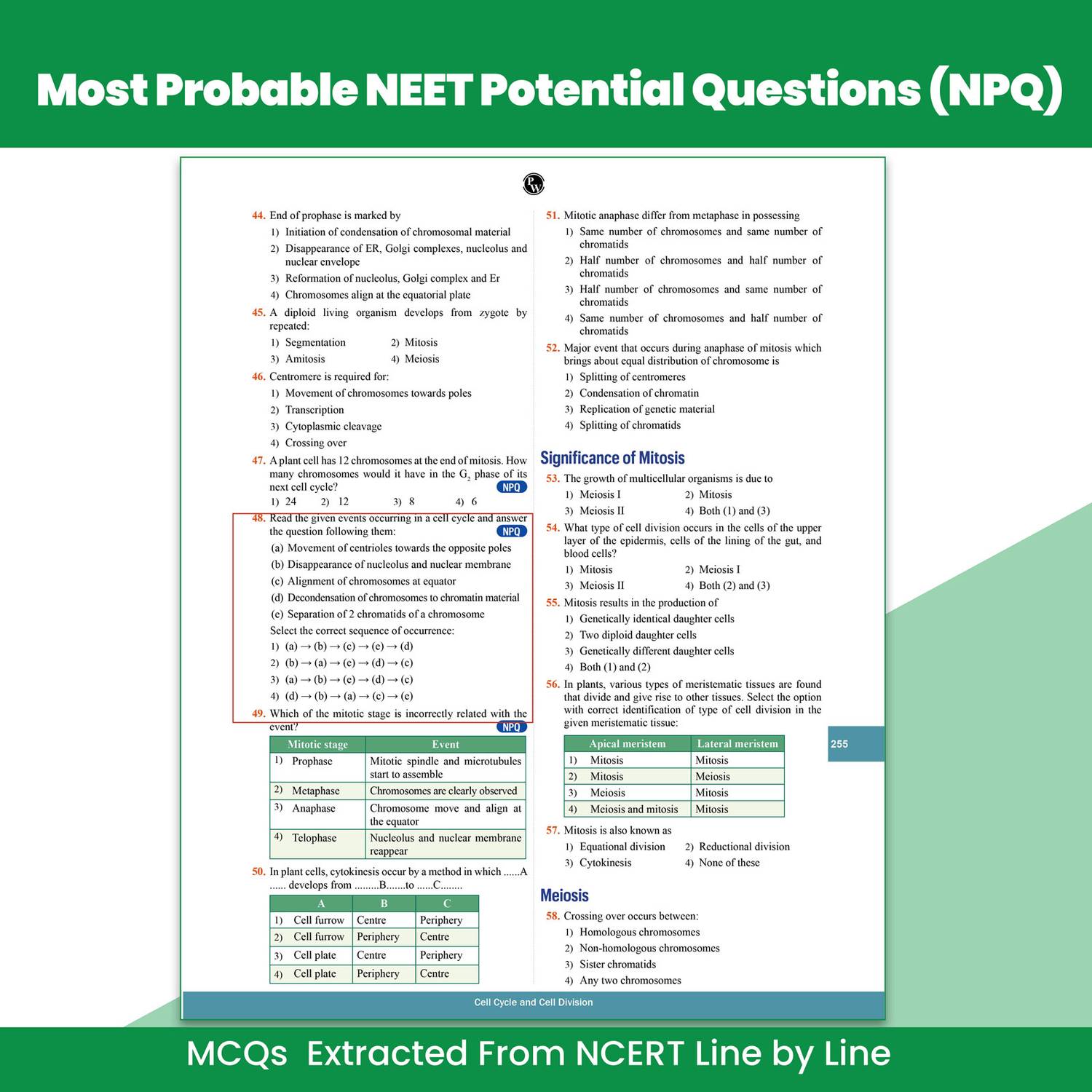 PW Objective NCERT Punch 5.0 Biology For NEET 2027 - Image 3