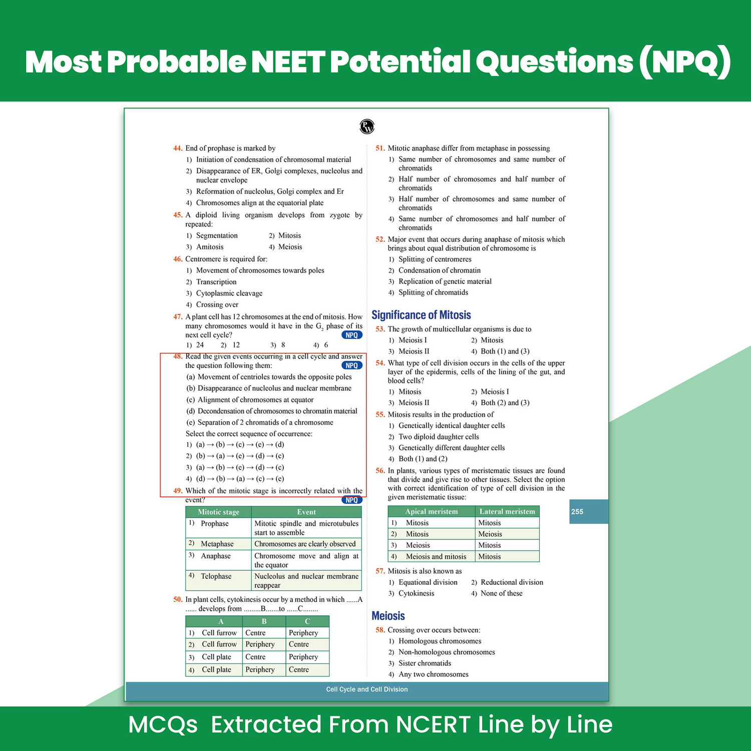 Image of PW Objective NCERT Punch 5.0 Biology For NEET 2027 By Dr. Vipin Kumar Sharma