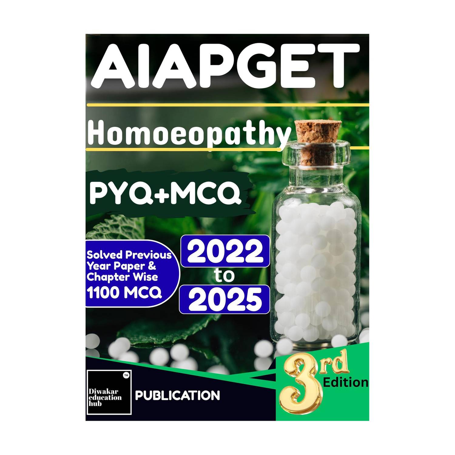 AIAPGET Homeopathy Question Bank Book Solved Previous Year Book With C