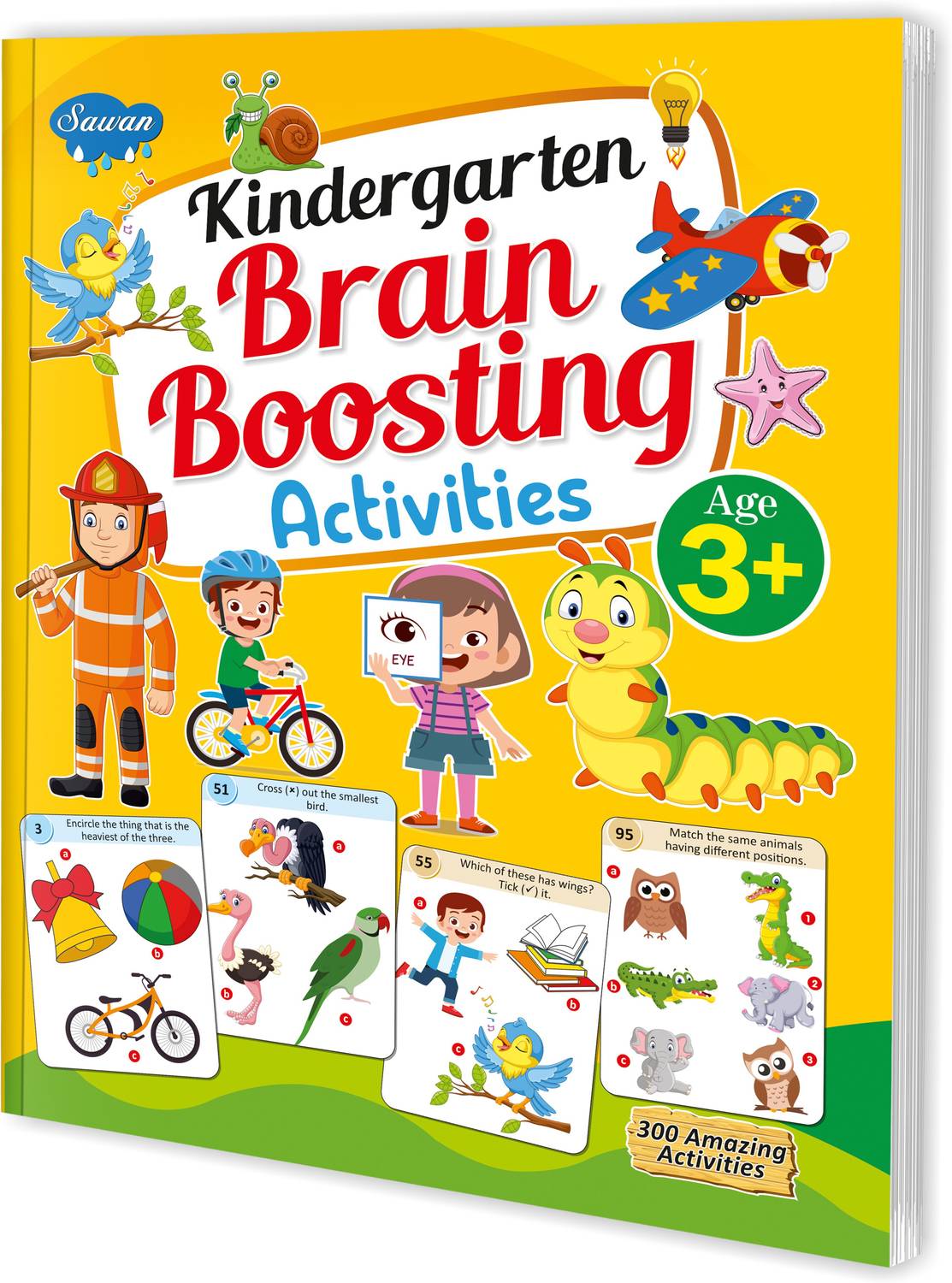 Brain Boosting Activities (3+) : Early Learning Books, Play-Based Learning, Toddler Development Books | Kids Books
