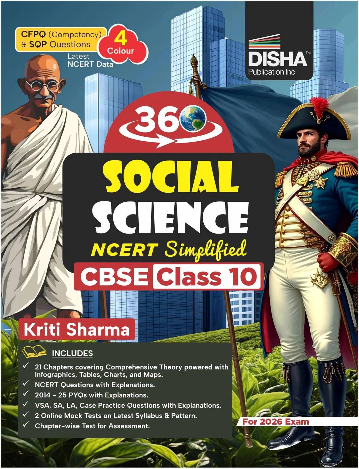 Disha 360 Social Science Class 10 NCERT Simplified