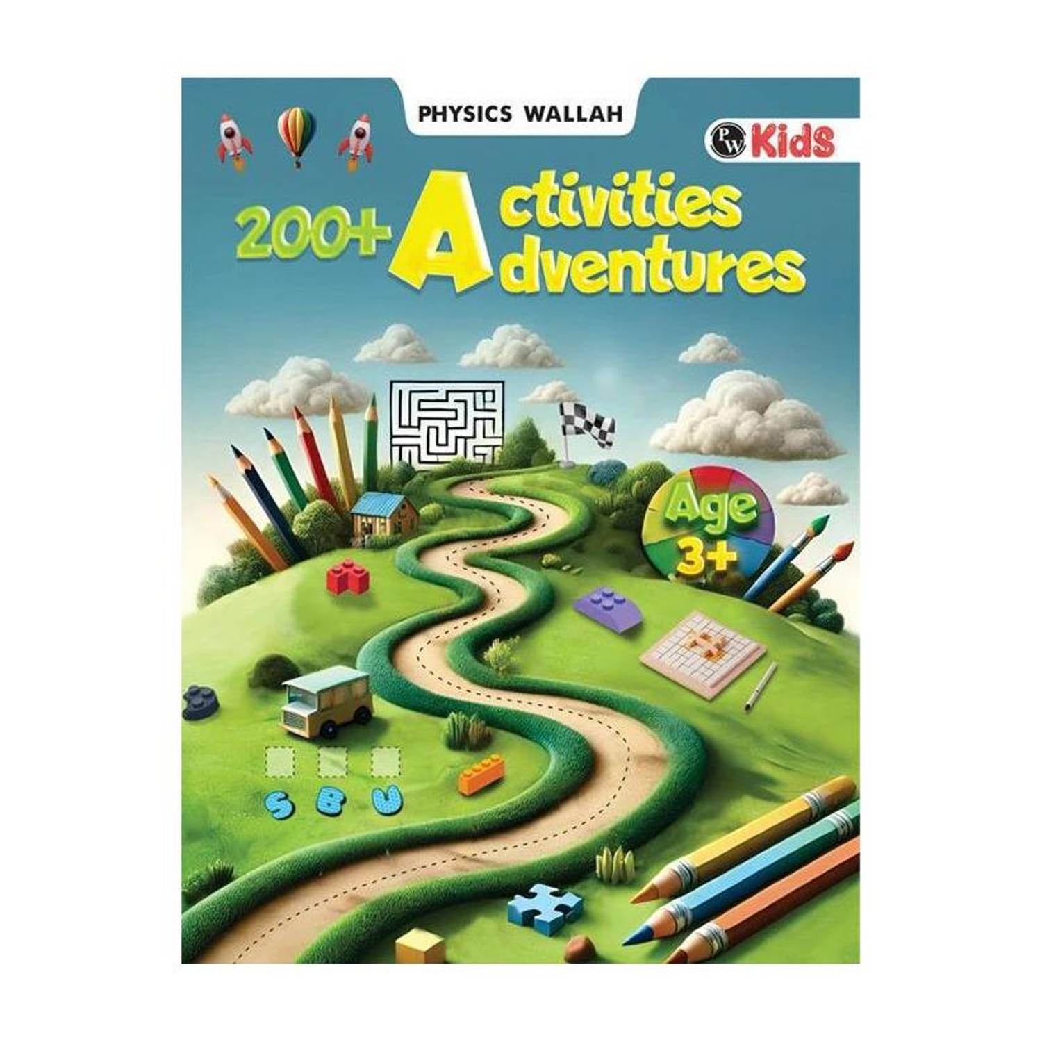 200+ Activity Book For 3+ Years Old- Screen-Free Fun Activities, Maths, English