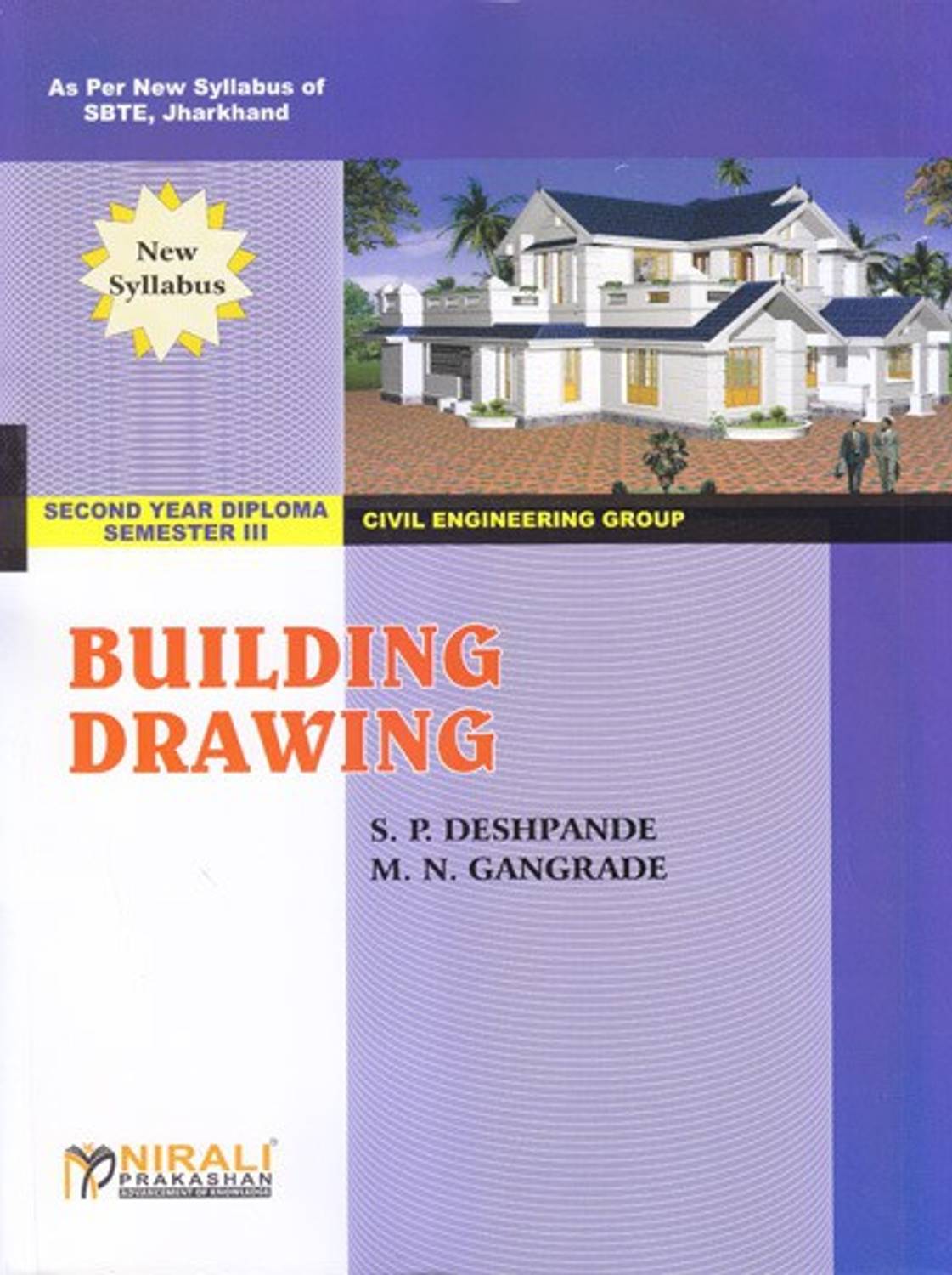 BUILDING DRAWING (Second Year Civil Engineering Semester 3 - As Per SBTE Jharkhand Syllabus Polytechnic)