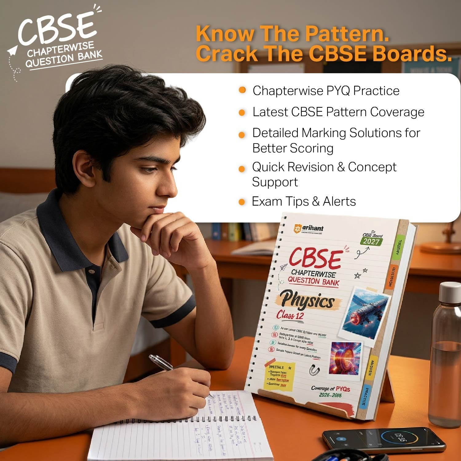 Image of Arihant CBSE Question Bank Class 10 Combo for Board Exam 2027 | Mathematics, Science, Social Science,English Language & Literature | Chapterwise PYQs Revision Theory, Detailed Solutions, & Sample Papers